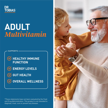 Dr. Tobias Adult Multivitamin for Women & Men, Energy & Immune Support from 42 Fruits Dr. TobiasUS supplements
