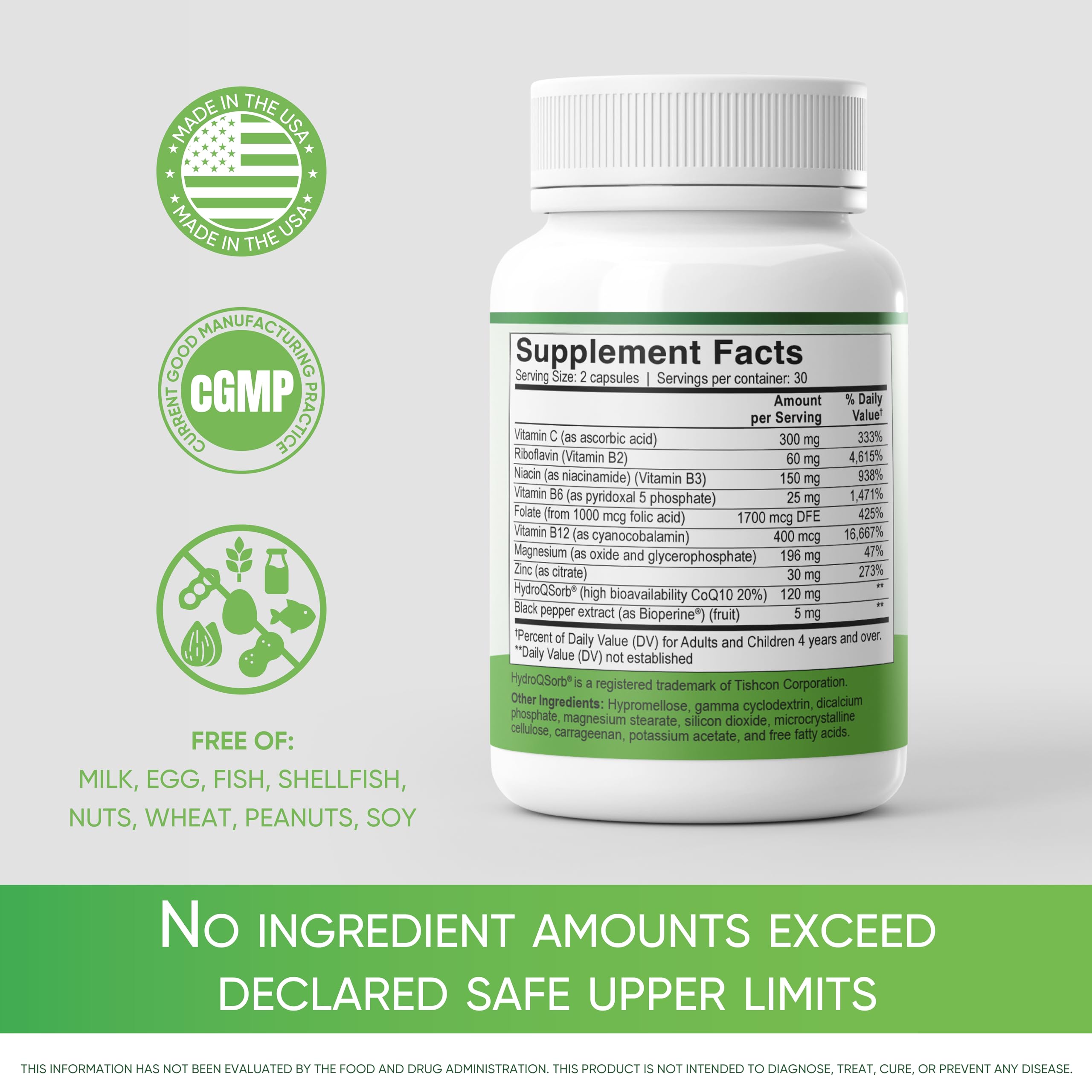 MigReForm – Doctor Formulated Nutritional Supplement and Migraine Wellness Support - Natural Migraine Health Formula with Magnesium, Vitamin B2 & CoQ10-60 Capsules for Women & Men MigraceuticsAu supplements
