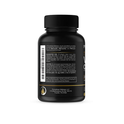Vegan CLA Pro 2000 mg Pure Premium CLA Safflower Oil Conjugated Linoleic Acid Best Promethean WellnessUS supplements