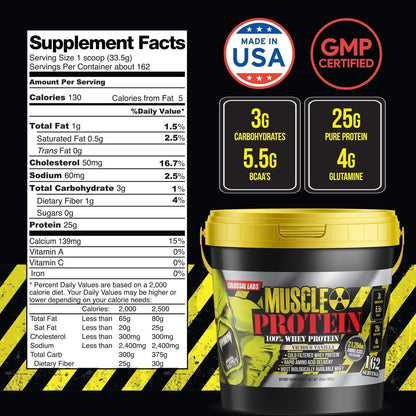 Colossal Labs Whey Protein Blend [12 Pounds/Pack of 1]–Vicious Vanilla, Cold Filtered COLOSSAL LABSUS supplements