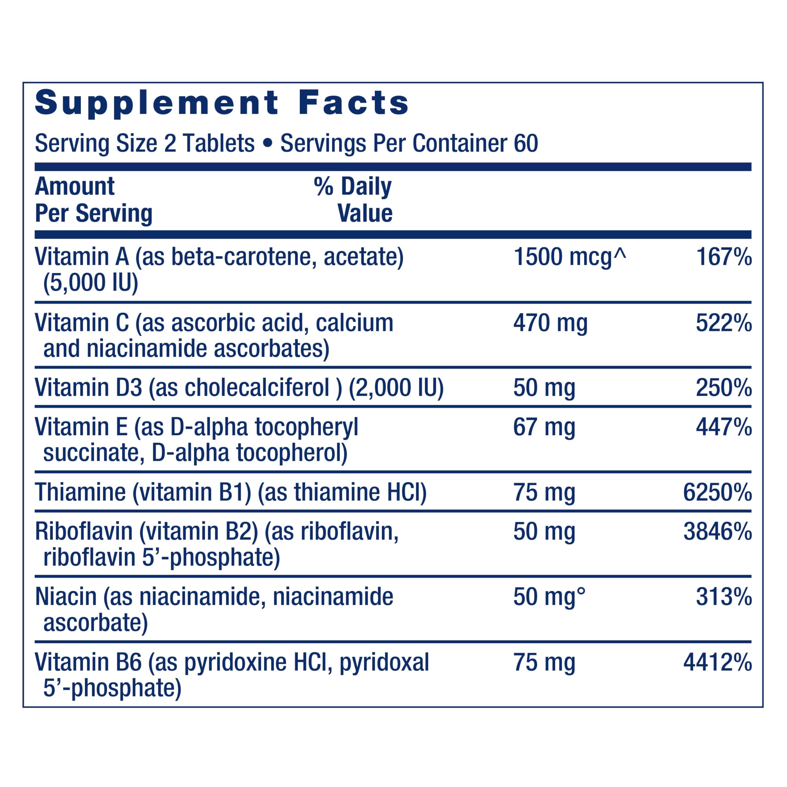 Life Extension Two-Per-Day Multivitamin - Packed with Over 25 Vitamins, Minerals & Extracts -Vitamins B6, C, D - Zinc - Two-Month Supply Life ExtensionUS supplements