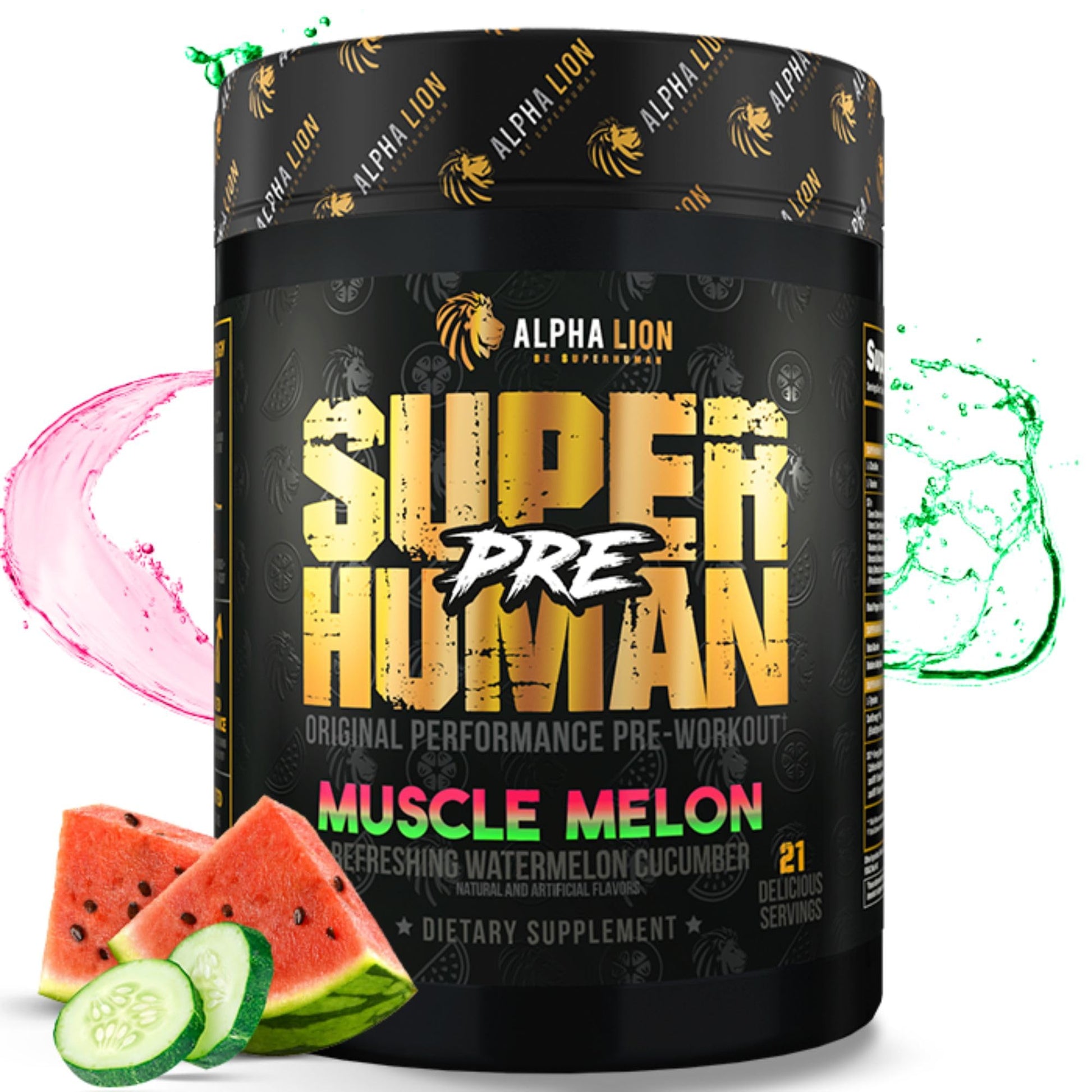 ALPHA LION Superhuman Pre Workout Powder, Beta Alanine, L-Taurine & Tri-Source ALPHA LIONUS supplements