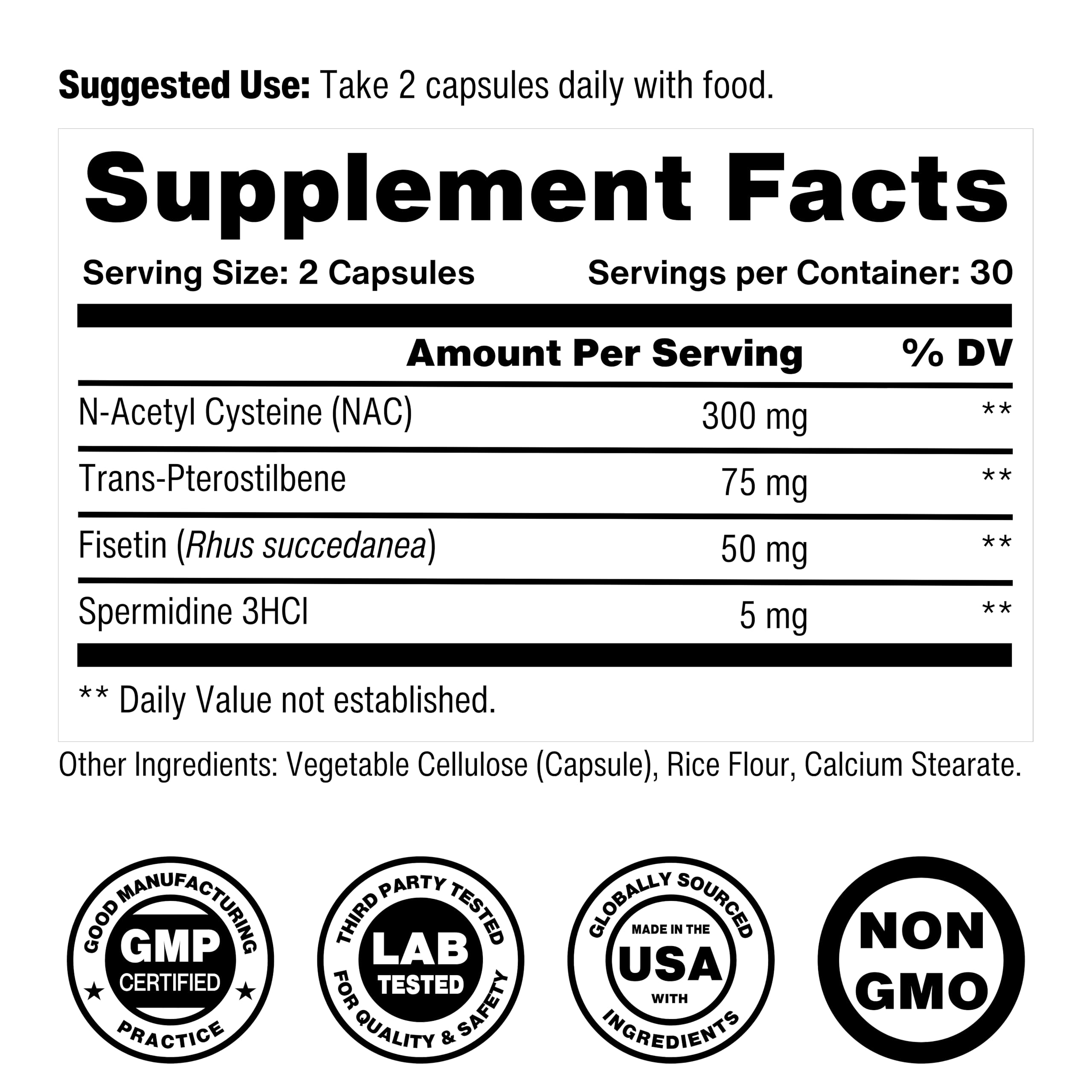 Celly Autophagy Activator | Longevity Supplement for Cellular Nutrition and Healthy Aging | Promotes Cell Renewal with Spermidine, Pterostilbene, Fisetin, and NAC | Made in USA & 3rd Party Tested CellyAu supplements