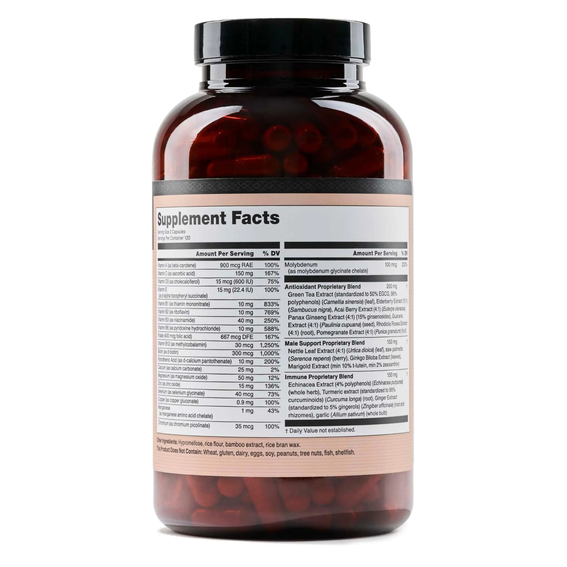 NatureWise Multivitamin for Men - Daily Male Support - Minerals & Herbs for Energy, Performance, Immunity - with Vitamin A, C, D, B-Complex NatureWiseAu supplements