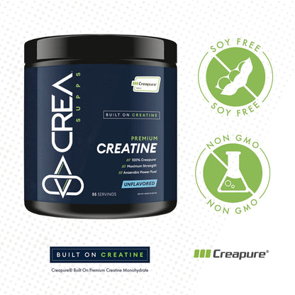CREA SUPPS Premium Creapure Creatine Monohydrate Powder | Pure, Vegan, Keto CREA SUPPSUS supplements