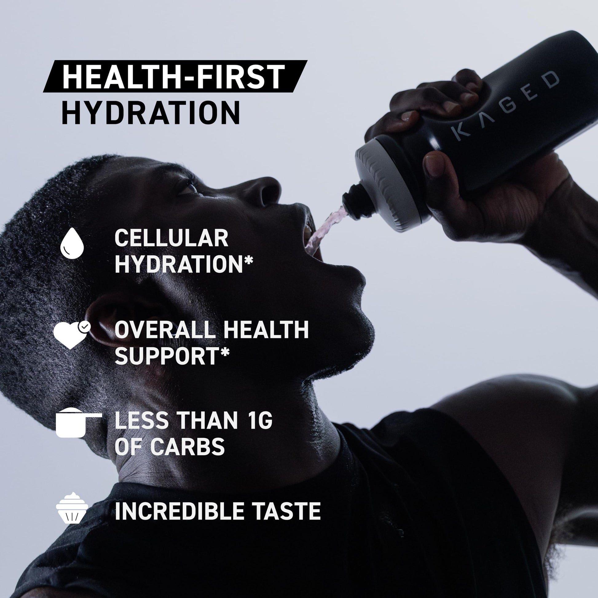 Kaged Electrolyte Hydration Powder Hydracharge Apple Limeade Sports Drink for Men and Women Pre, Post, Intra Workout Supplement 60 Servings KagedAu supplements