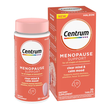 Centrum Clear Mind and Calm Mood Menopause Support Tablets, with Clinically Studied enXtra, 30 Count CentrumAu supplements