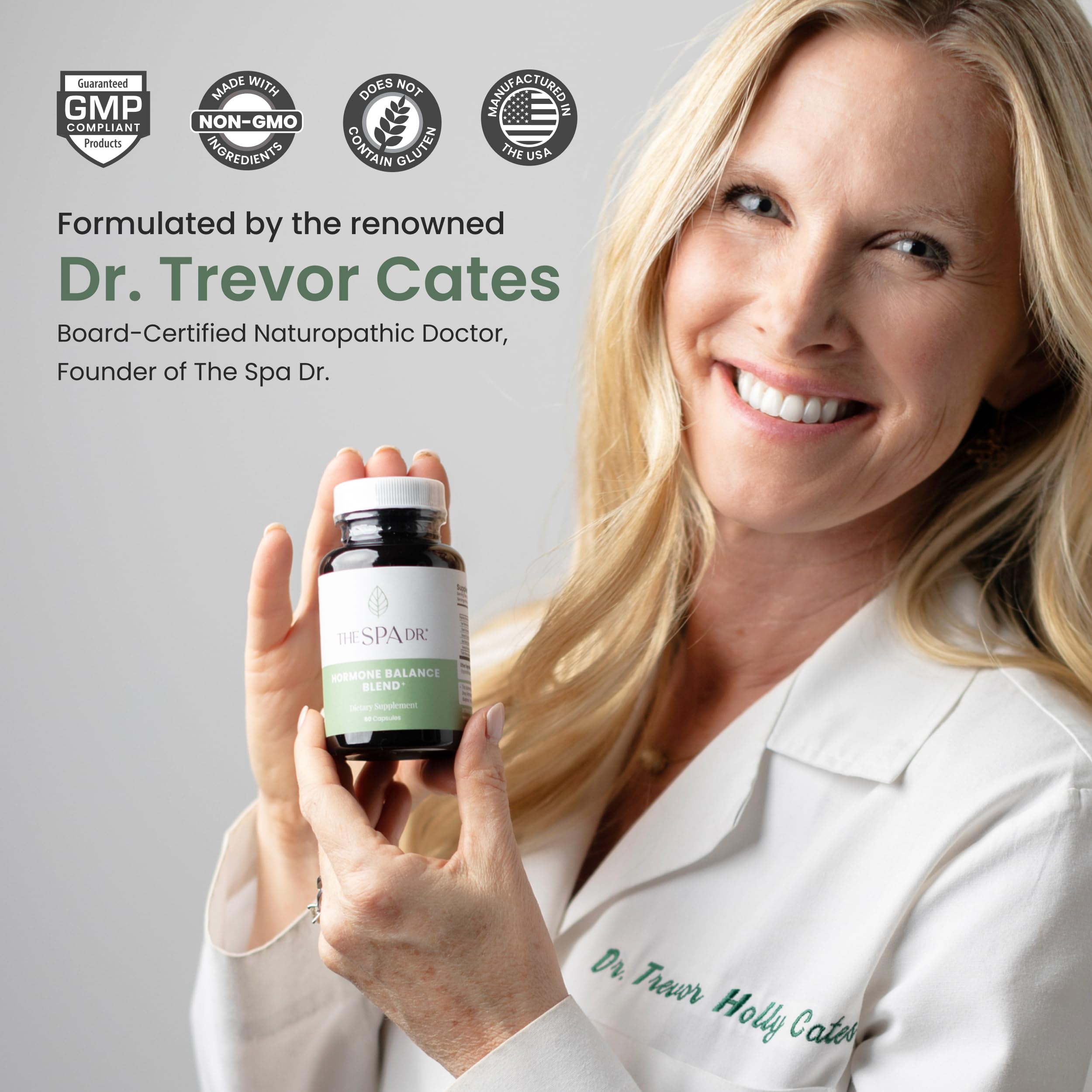 The Spa Dr. Hormone Balance for Women - Menopause Supplements for Women with Saw Palmetto, Chaste Tree Berry, Dong Quai for Night Sweats, Hot Flashes & Mood Swings - Menopause Support - 60 Capsules The Spa Dr.Au supplements