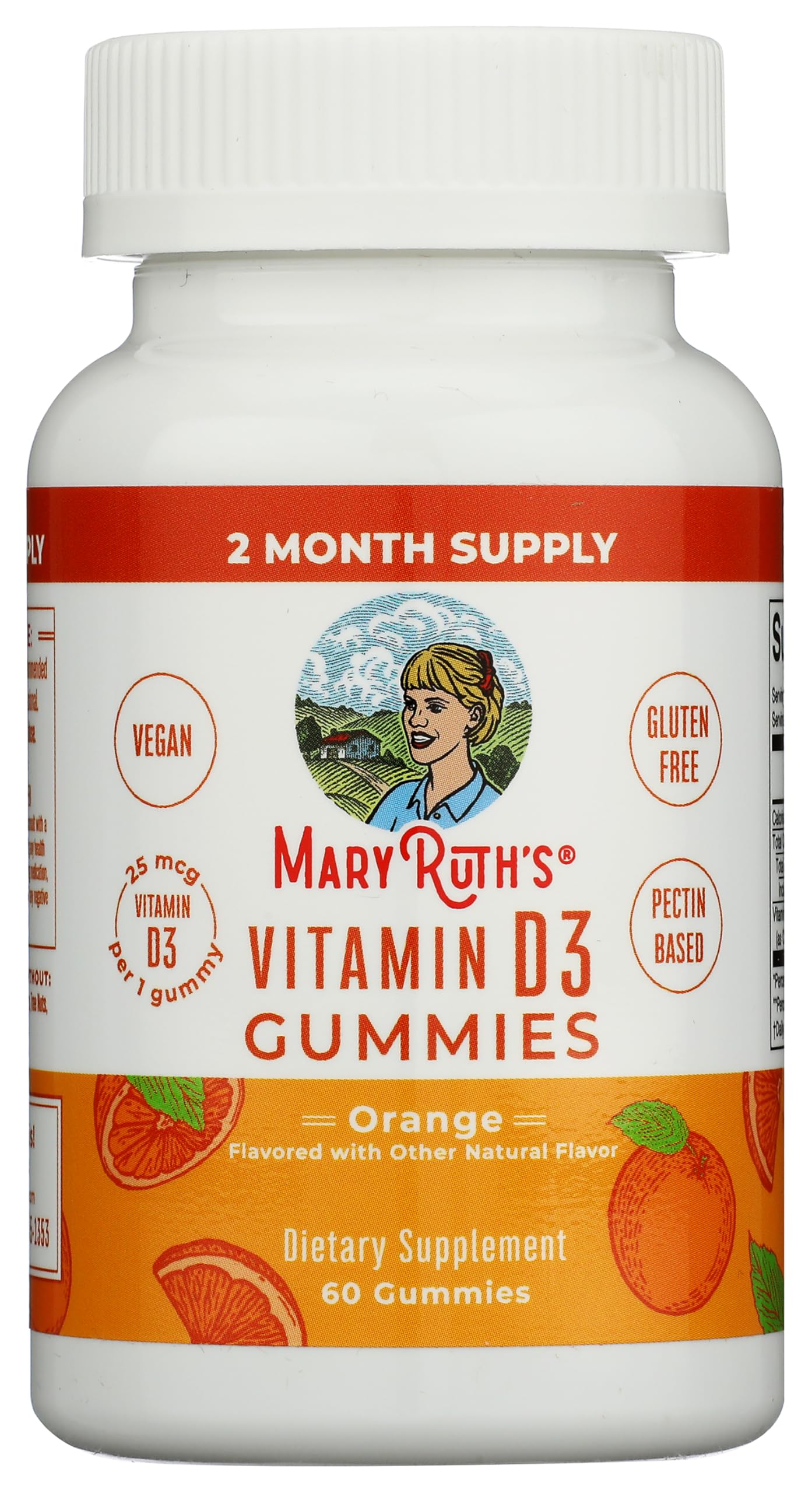 MARYRUTHS Vitamin D3 Orange MARYRUTH'SUS supplements