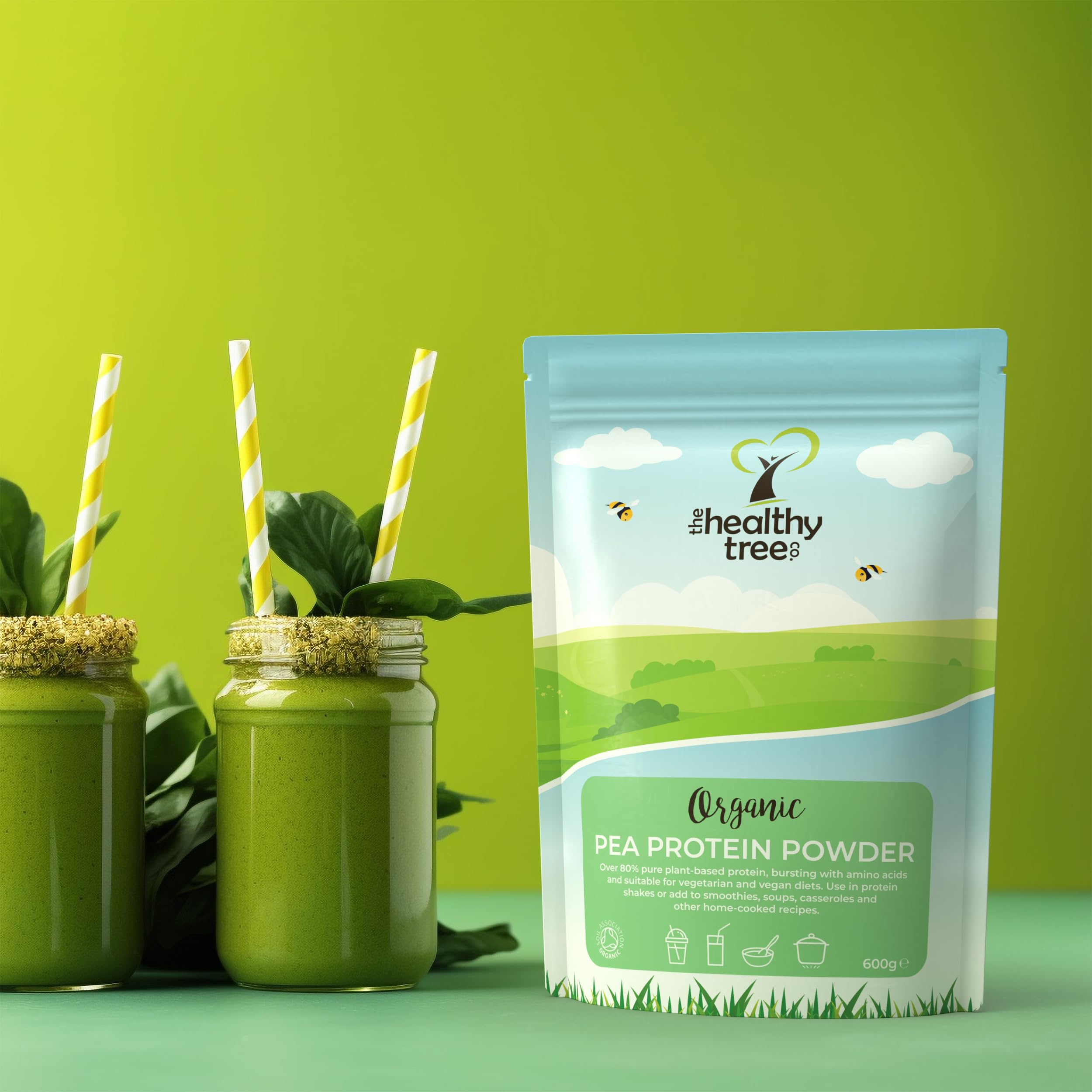 Organic Pea Protein Powder - European Vegan Protein Powder by TheHealthyTree Company TheHealthyTree CompanyAu supplements