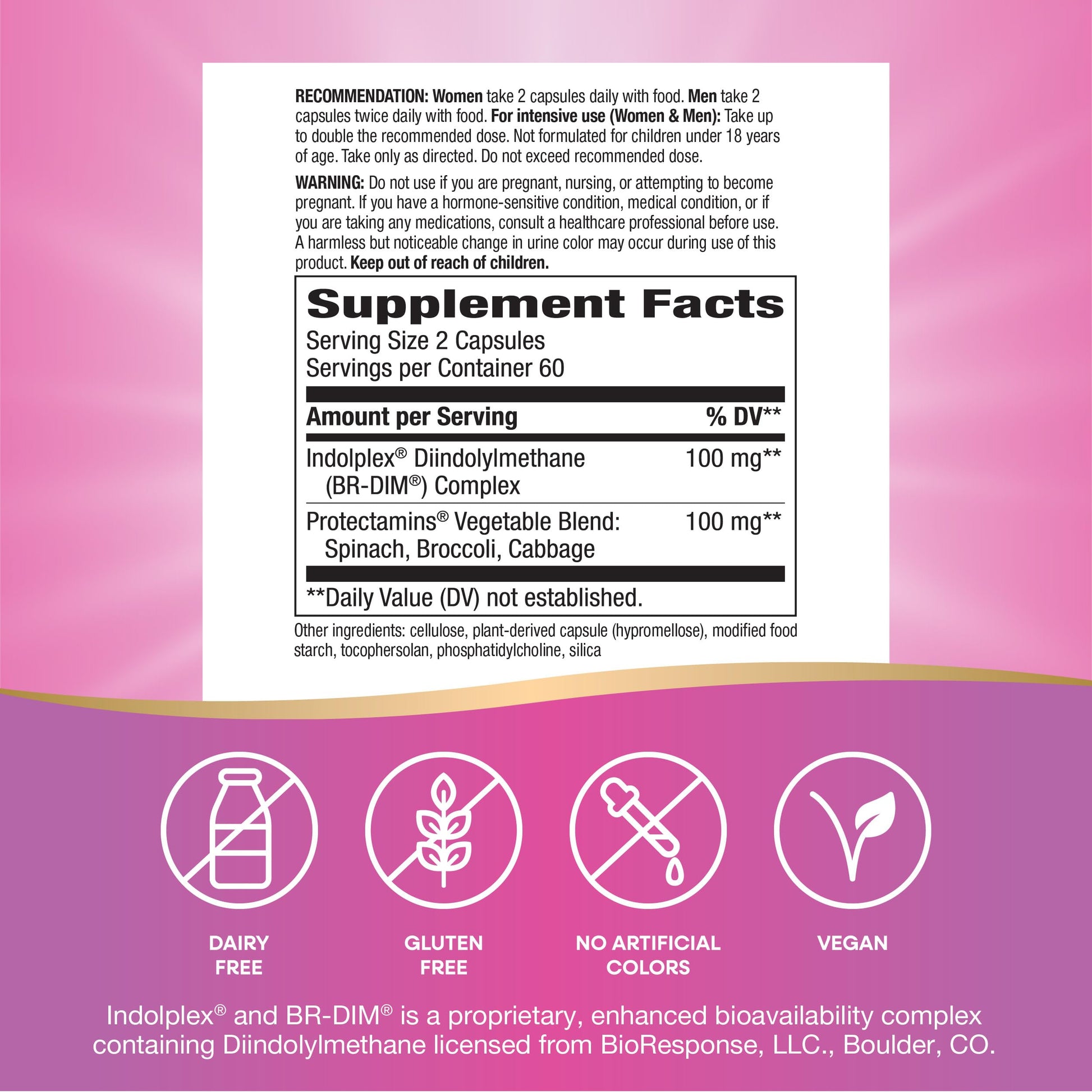 Nature's Way DIM-Plus, DIM Supplement, Supports Balanced Estrogen Metabolism*, Supports Estrogen Hormone Balance*, Diindolylmethane, 120 Vegan Capsules Nature's WayAu supplements