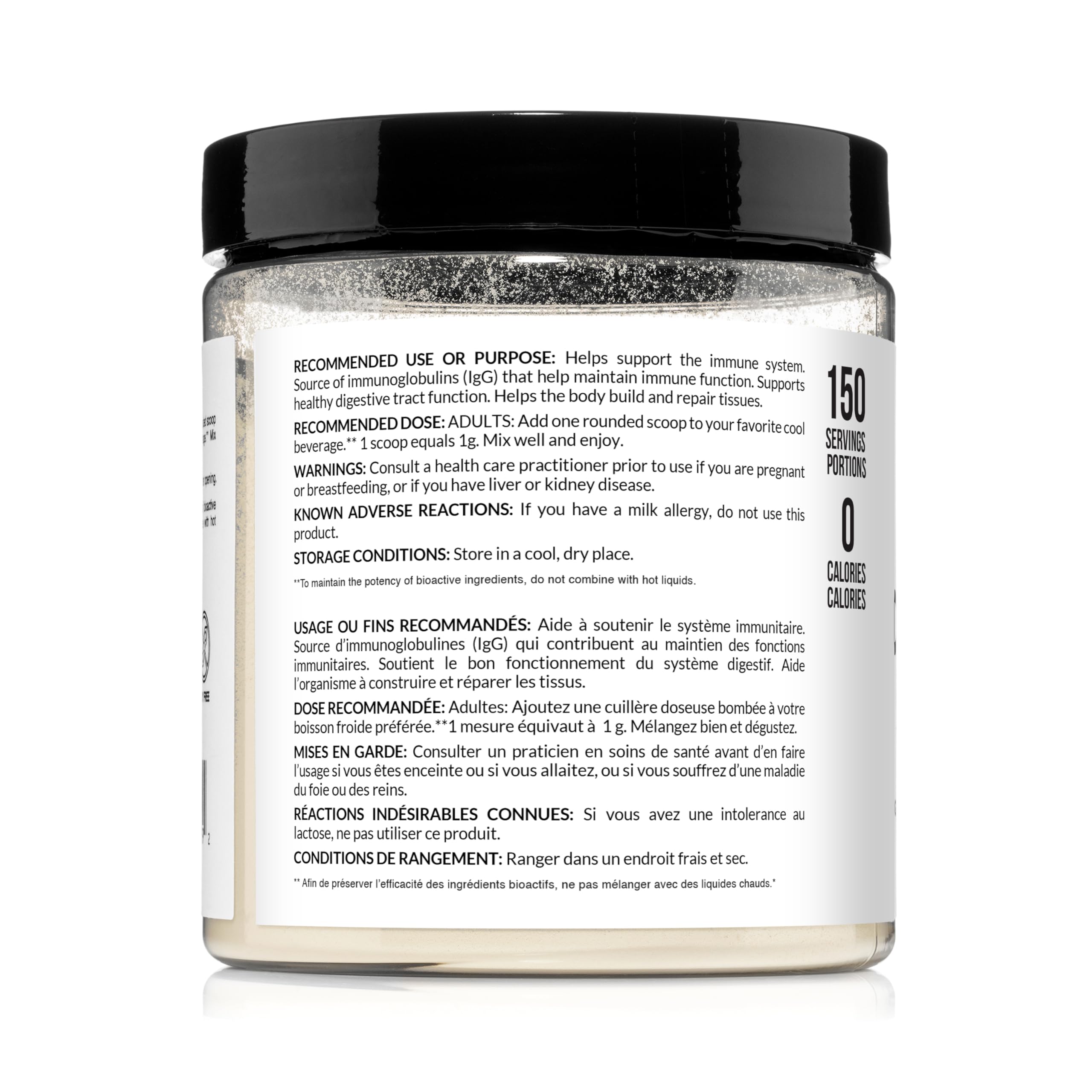NAKED Colostrum Powder – 100% Grass-Fed Bovine Colostrum Supplement from US Farms | Tested at 20%+ IgG | Gut Health, Immunity, Recovery & Skin Support - 150 Servings NAKEDAu supplements
