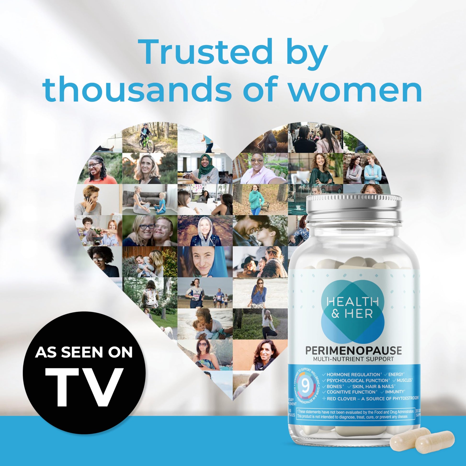 Health & Her Perimenopause & Mind+ - Multi-Nutrient and Cognitive Function Support Bundle (1-Month Supply) Health and HerAu supplements