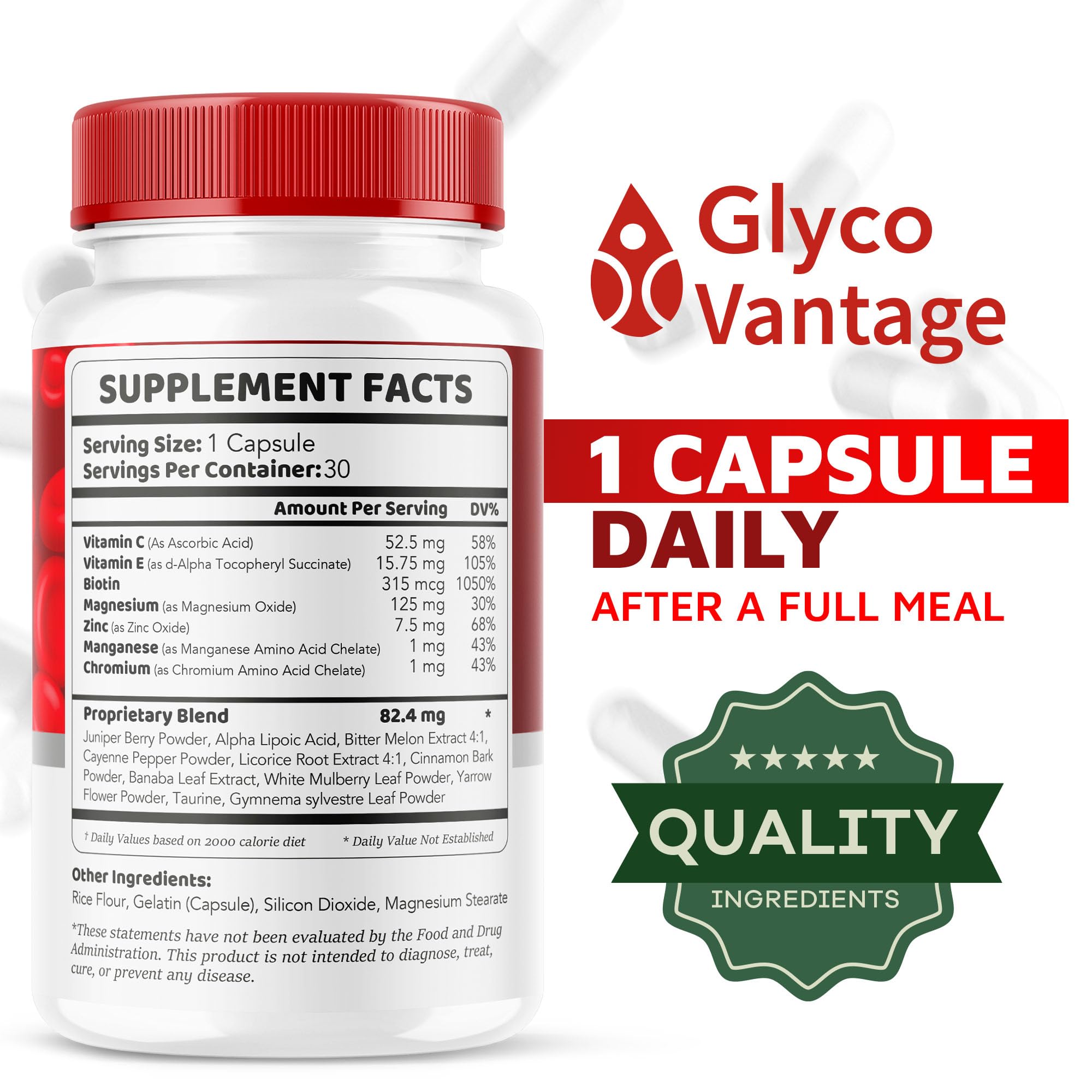 (2 Pack) Glyco Vantage Glyco Optimizer, Glyco Vantage, Glyco Vantage Capsules, Glyco Vantage Joint Optimizer, GlycoVantage Glyco Optimizer Pills, Glyco Vantage Support, 60 Capsules For 2 Months LIVORKAAu supplements