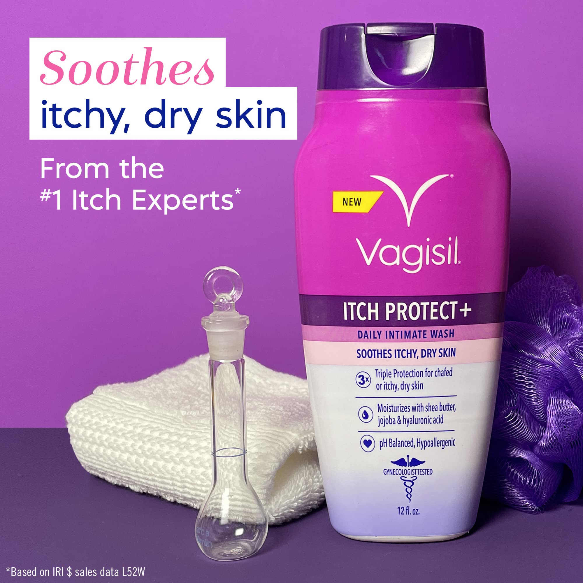 Vagisil Feminine Wash for Intimate Area Hygiene and Itchy, Dry Skin, Itch Protect+ Crème Wash VagisilAu supplements