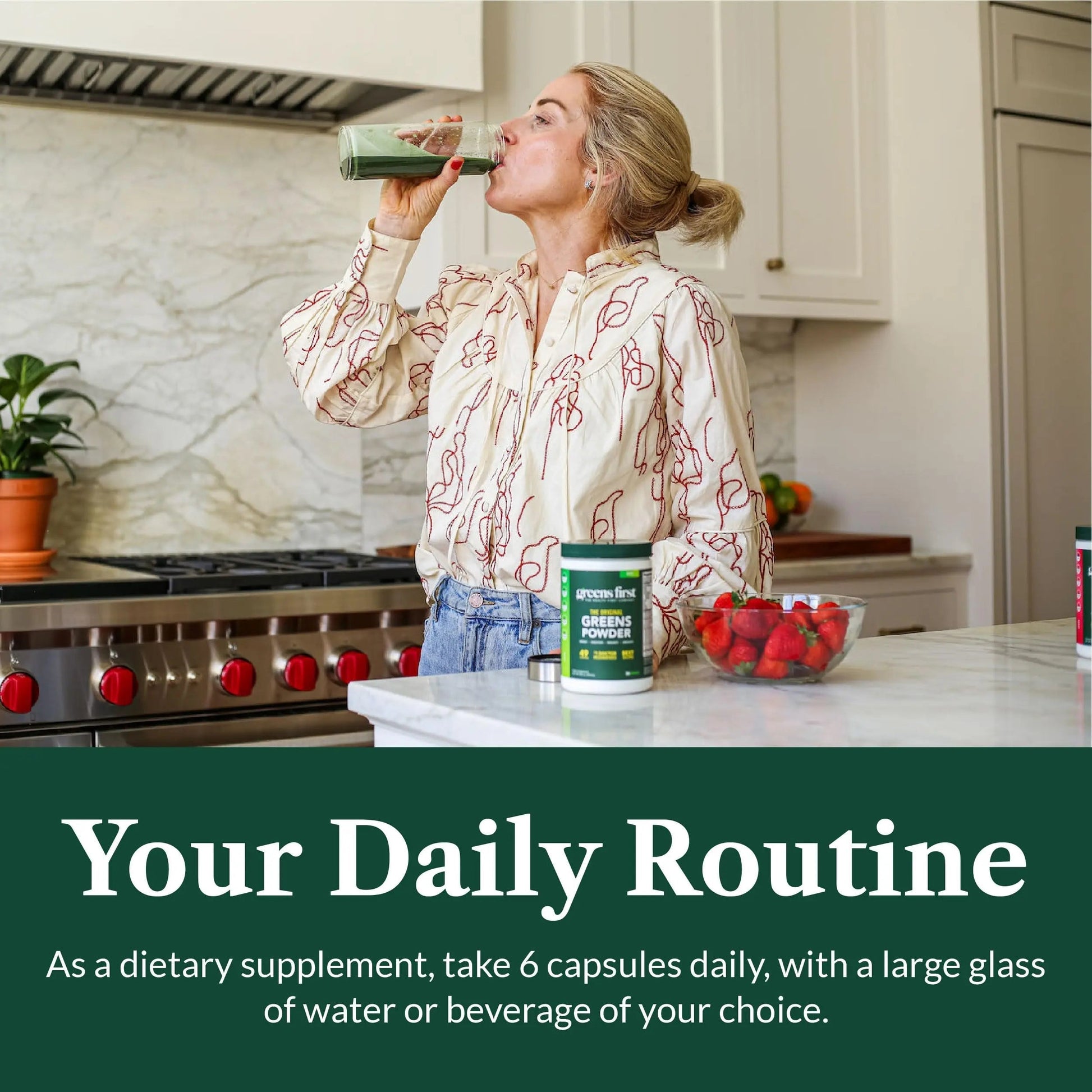 Greens First Phytonutrient Capsules - 49 Antioxidant-Rich Superfoods with Organic Fruits & Veggies, Prebiotics, Probiotics Greens FirstAu supplements