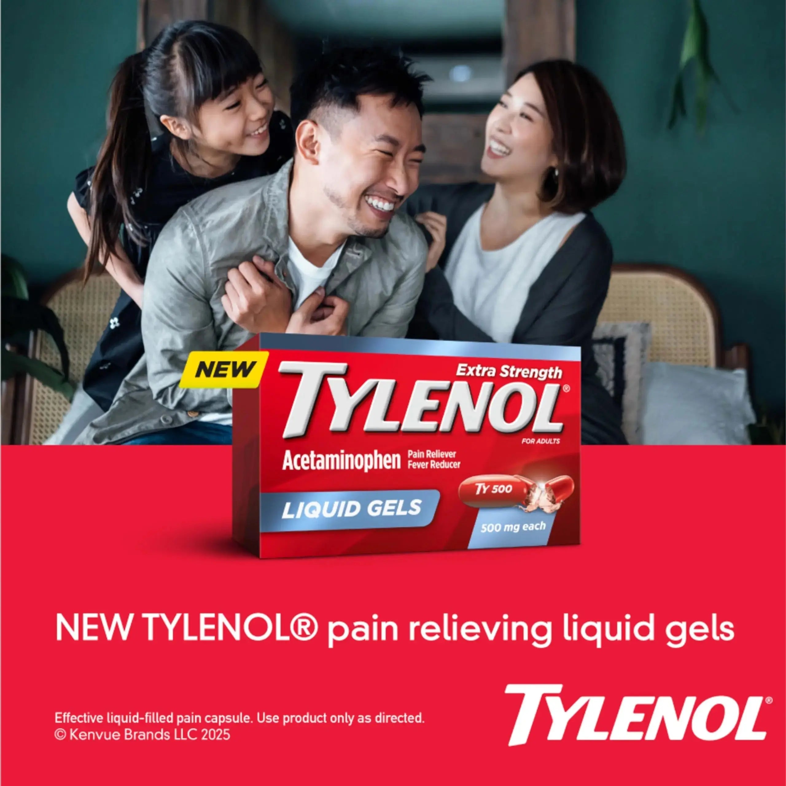 Tylenol Extra Strength Liquid Gels, Fast, Strong Pain Relief, Fever Reducer for Adults with 500 mg Acetaminophen, Fast-Acting Liquid Gel Capsules for Headaches & Minor Pain Relief, 40 Count TylenolAu supplements
