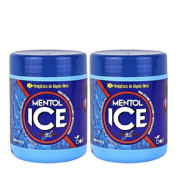 BOÉ COSMETICS Mentol Ice Cold Gel 8 oz (2 Pack) Pain Relief Gel for Muscles & Joints – Fast-Acting Analgesic for Arthritis, Back Pain, Cramps, Sprains & Headaches – Non-Greasy & Quick Absorption BOÉ COSMETICSAu supplements