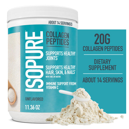 Bundle of Isopure Unflavored Organic Vegan Pea Protein Powder, Dairy Free with Amino IsopureUS supplements