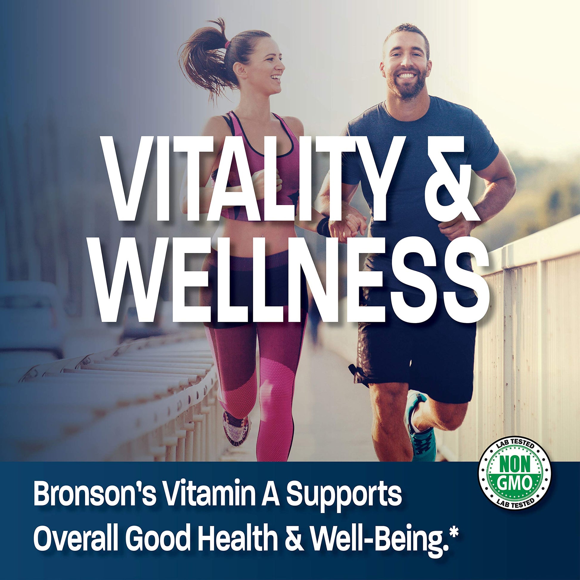 Bronson Vitamin A 10,000 IU Premium Non-GMO Formula Supports Healthy Vision BronsonUS supplements