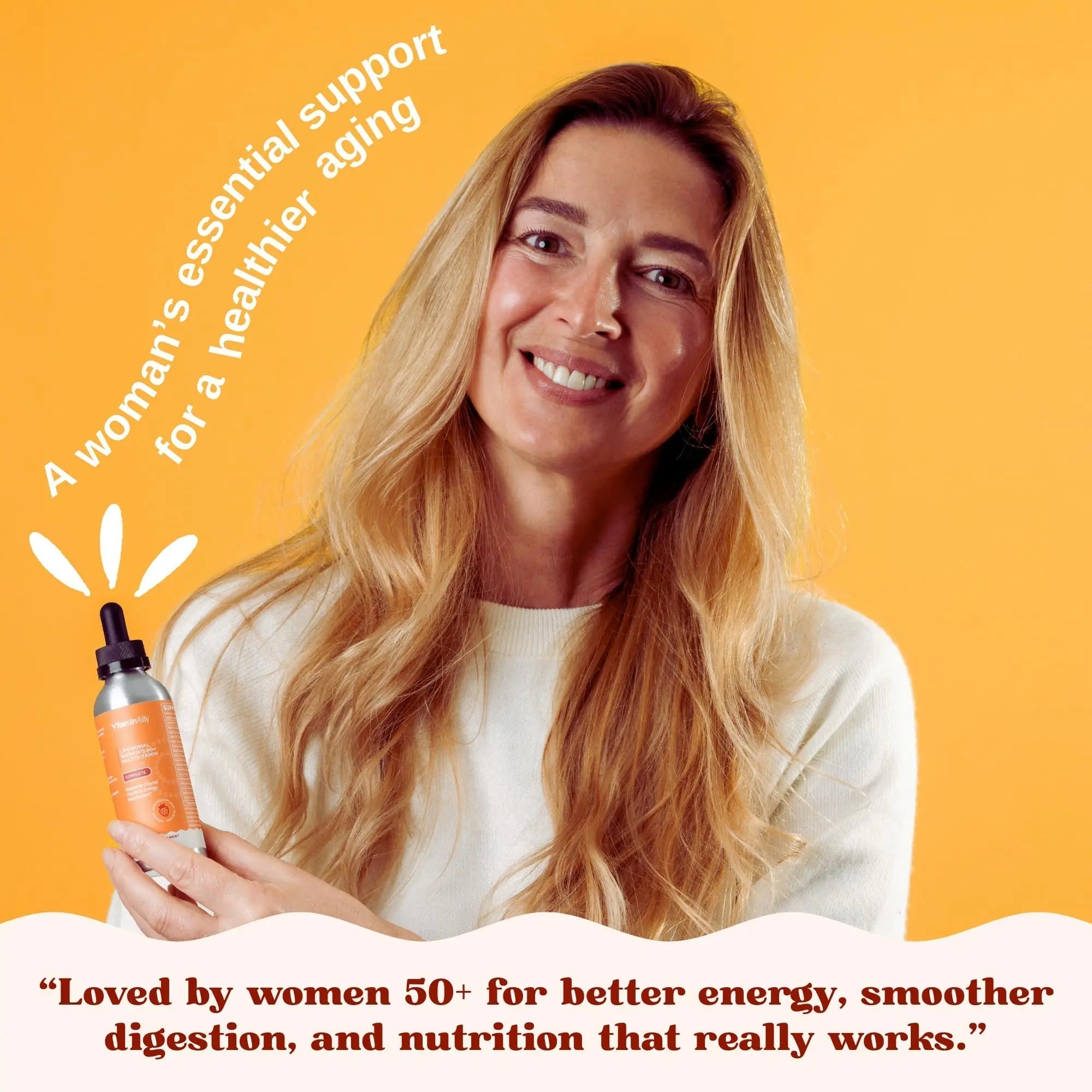 Vitaminally Women’s 50+ Liposomal Liquid Multivitamin – 16 Essential Vitamins & Minerals for Energy, Bone & Immune Support VitaminallyAu supplements