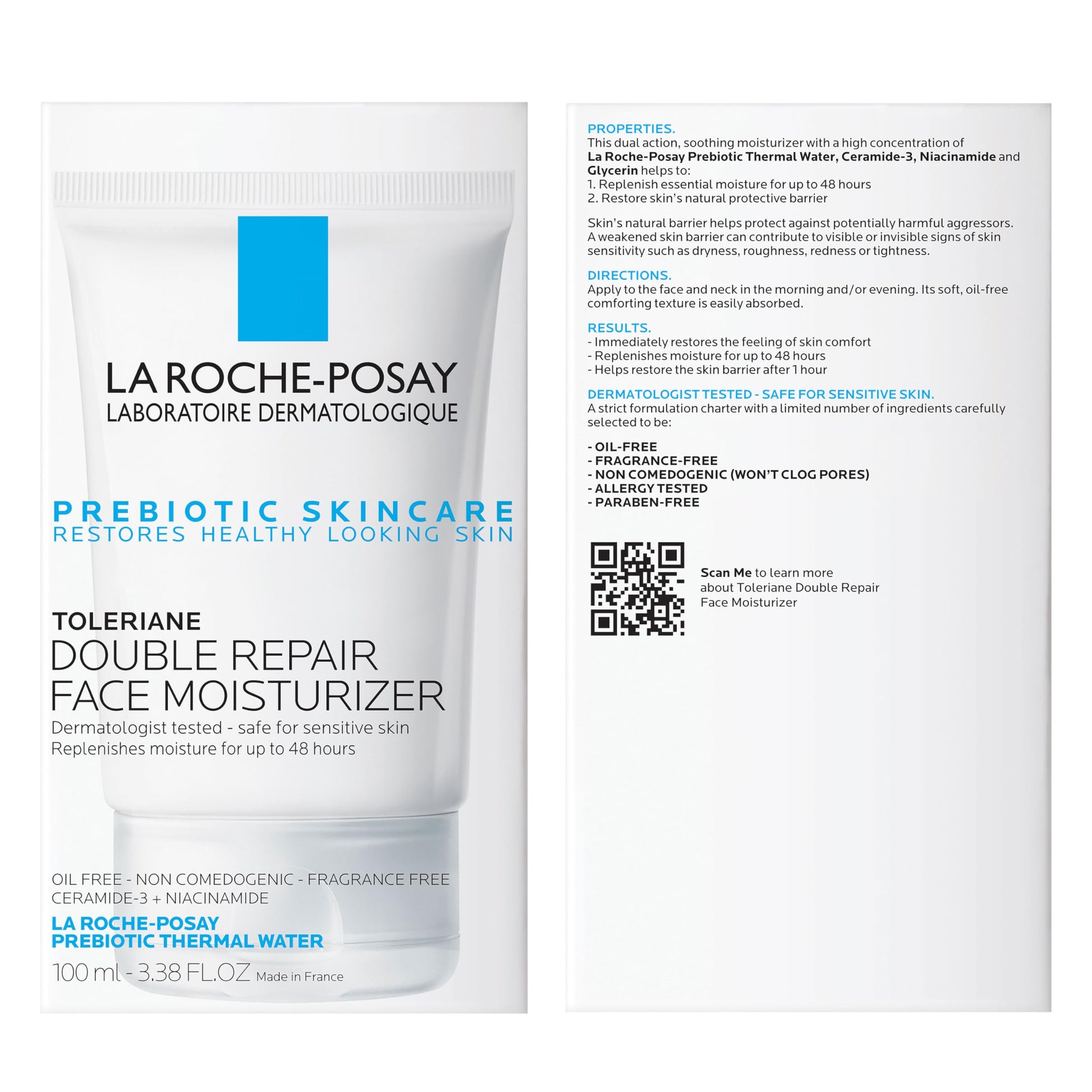 La Roche-Posay Toleriane Double Repair Face Moisturizer, Daily Moisturizer Face Cream La Roche-PosayUS supplements