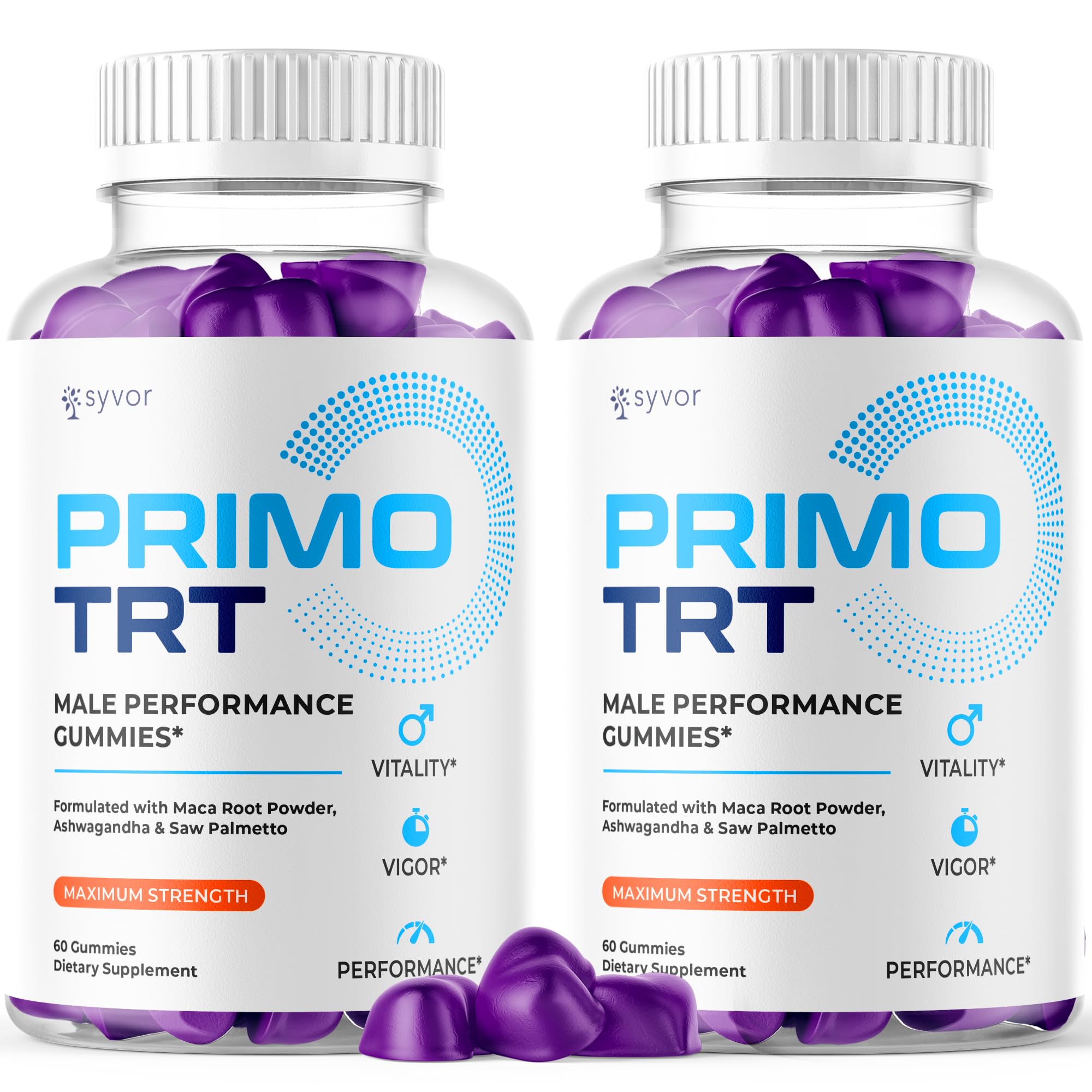(2 Pack) Primo TRT Gummies for Men, Official Primo TRT Male Performance Gummys with Maximum Strength Ingredients, Advanced PrimoTRT Male Health Support Supplement with Premium Vitamins (120 Gummies) S.O LabsAu supplements