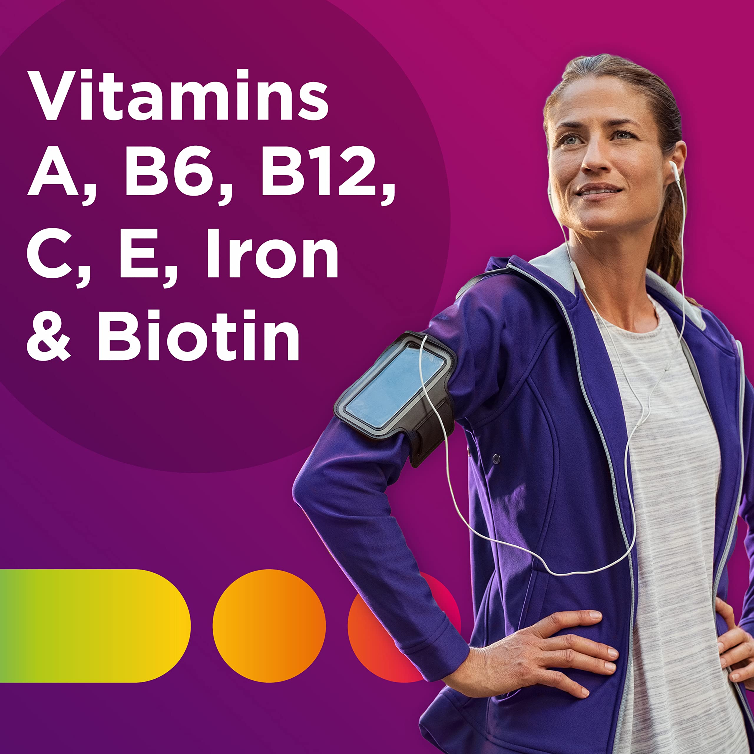 Centrum Multivitamin Tablet for Women, Multivitamin/Multimineral Supplement with Iron, Vitamin D3, B Vitamins and Antioxidant Vitamins C and E CentrumAu supplements