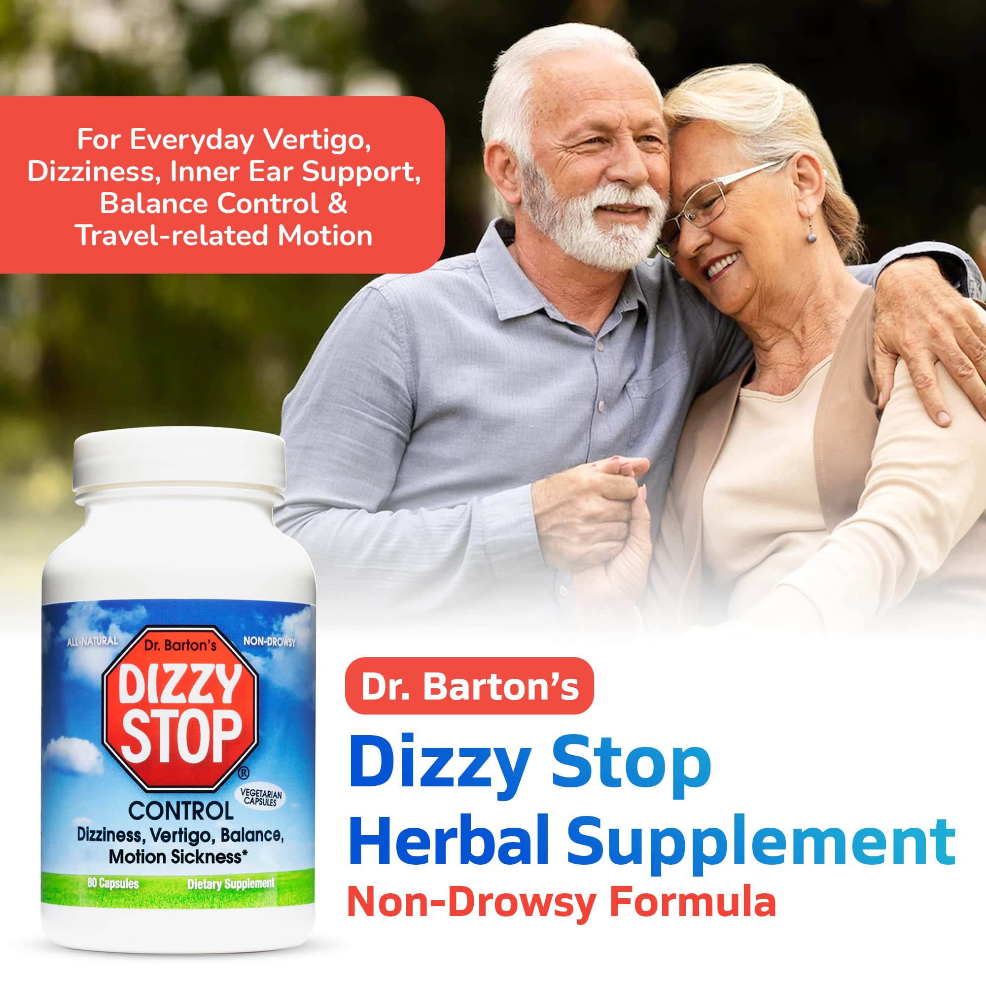 Dizzy Stop Dr. Barton’s All-Natural Vertigo Comfort, Inner Ear Balance Supp Dizzy StopAu supplements