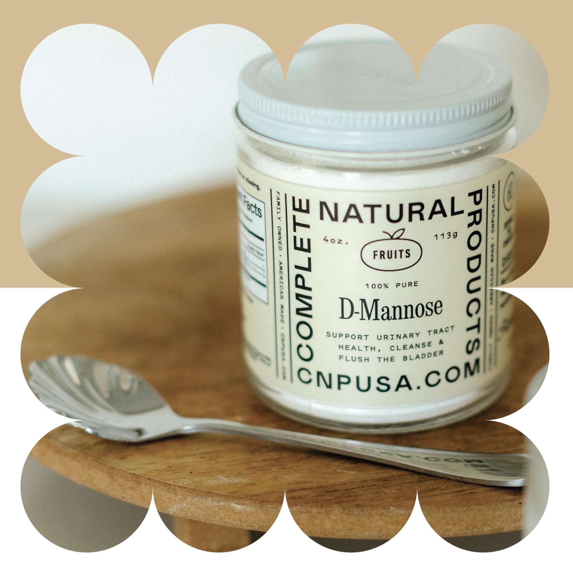 D Mannose Powder Supplement 8oz - Powder D Mannose for Urinary Tract & Bladder Health Support, Bulk Easy Mix Formula, 115 Servings, No Fillers, Non GMO & Gluten Free Support, Kosher Certified Made USA Complete Natural ProductsAu supplements