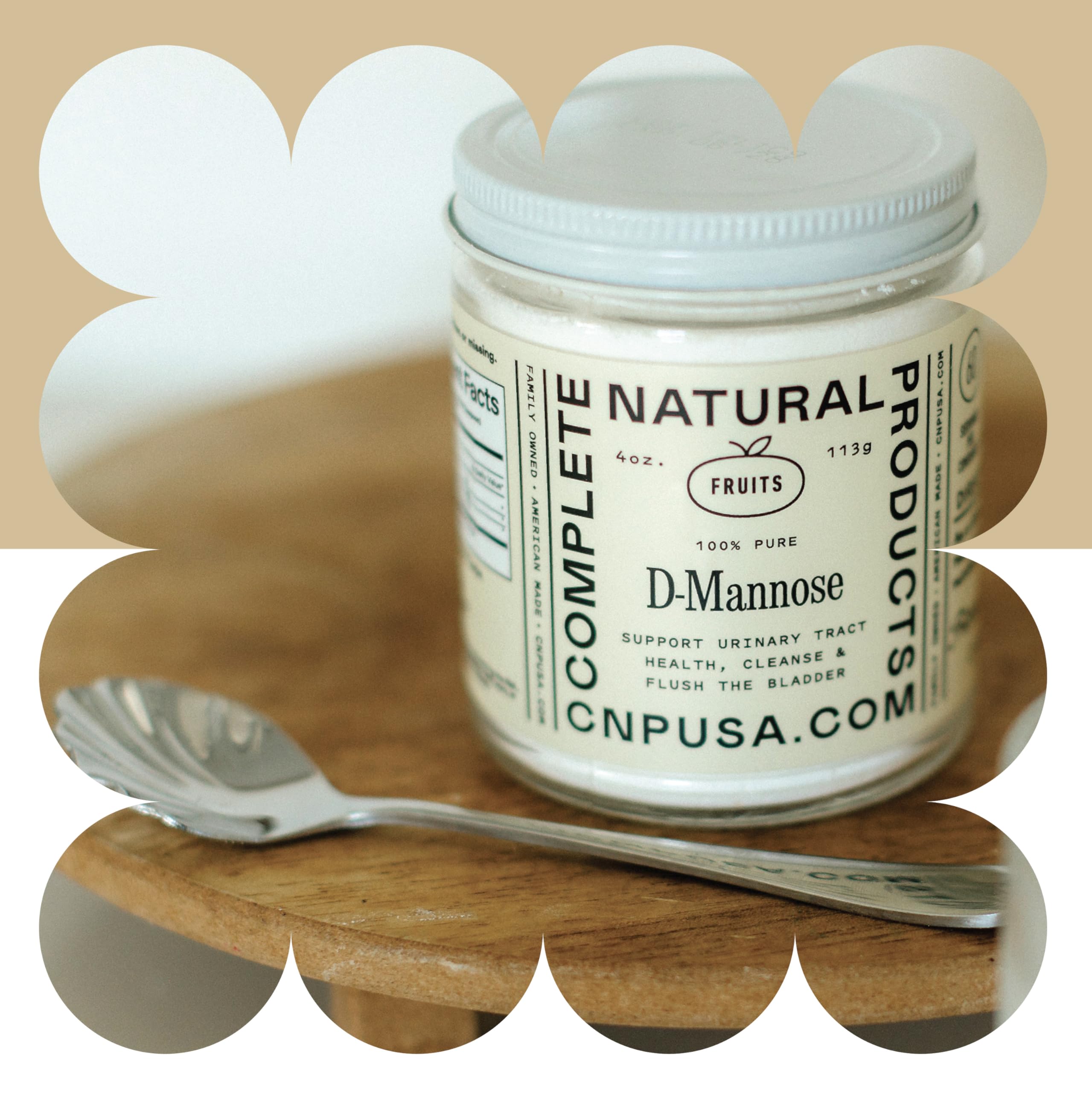 D Mannose Powder Supplement 8oz - Powder D Mannose for Urinary Tract & Bladder Health Support, Bulk Easy Mix Formula, 115 Servings, No Fillers, Non GMO & Gluten Free Support, Kosher Certified Made USA Complete Natural ProductsAu supplements