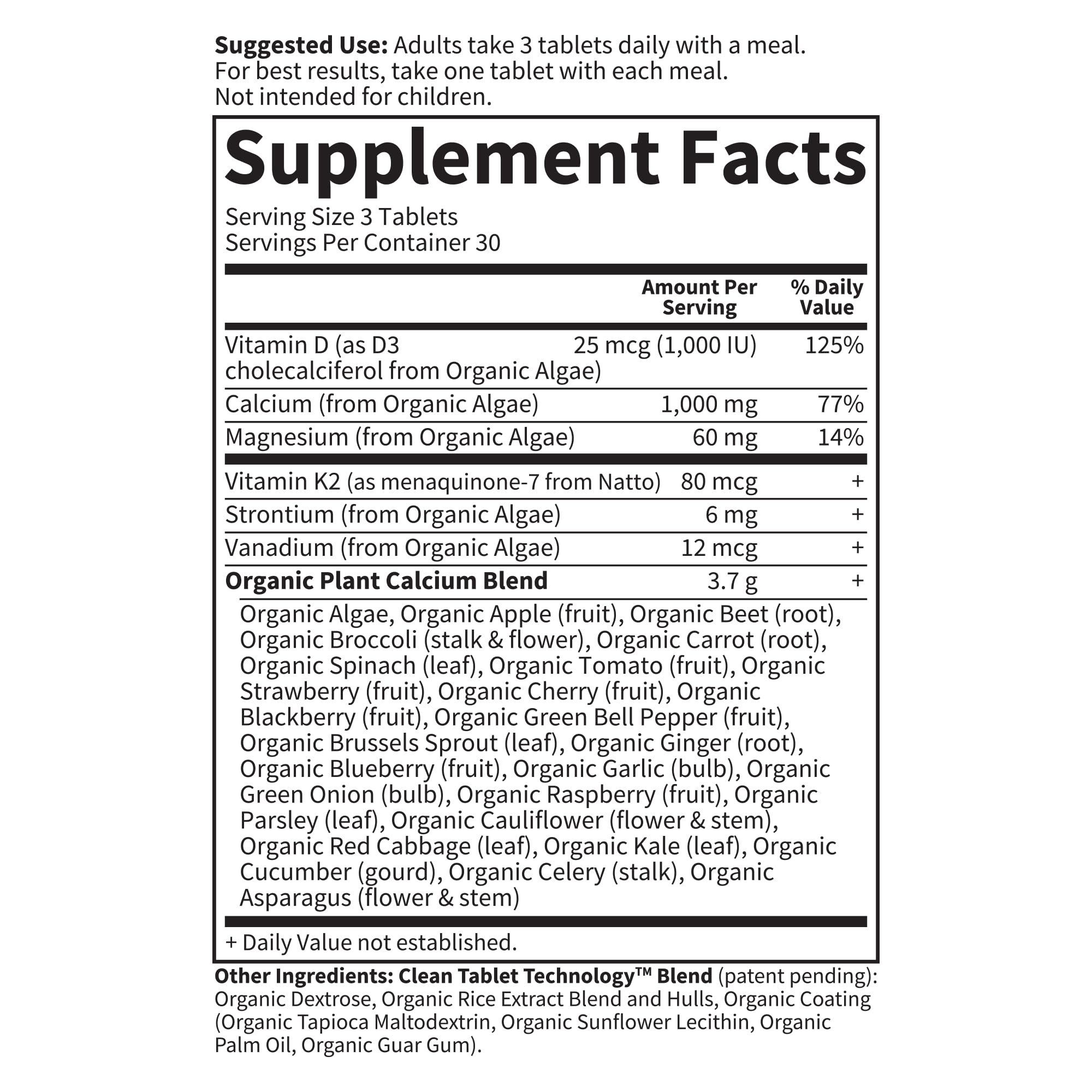 Garden of Life Calcium Supplement with Magnesium & Organic Vitamin D3 K2, Made from Whole Foods, Gluten-Free, 90 Count Garden of LifeAu supplements