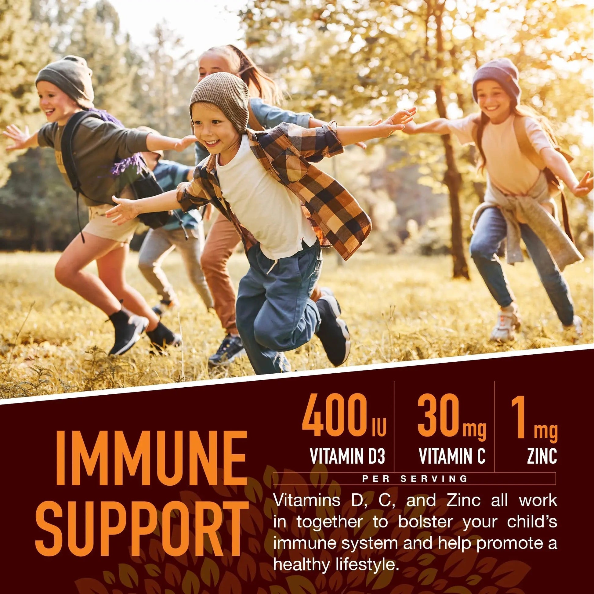 YUM-V'S Kids Strong Earth - Organic Immune Health Gummies with Vitamin C, Vitamin D3 Plus Zinc - Immune System Boost Zinc YUM-V'SAu supplements