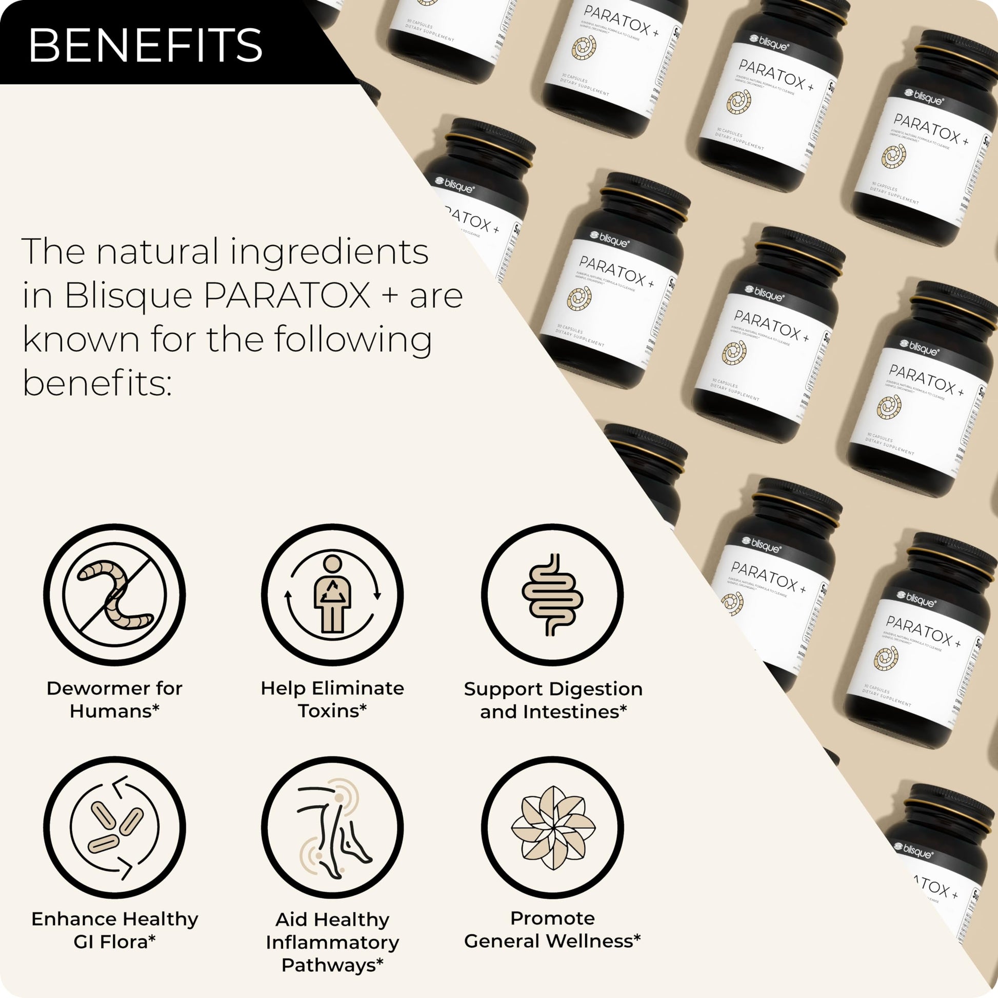 Blisque – Natural para Cleanse Support Supplement to Eliminate Harmful Organisms BlisqueAu supplements