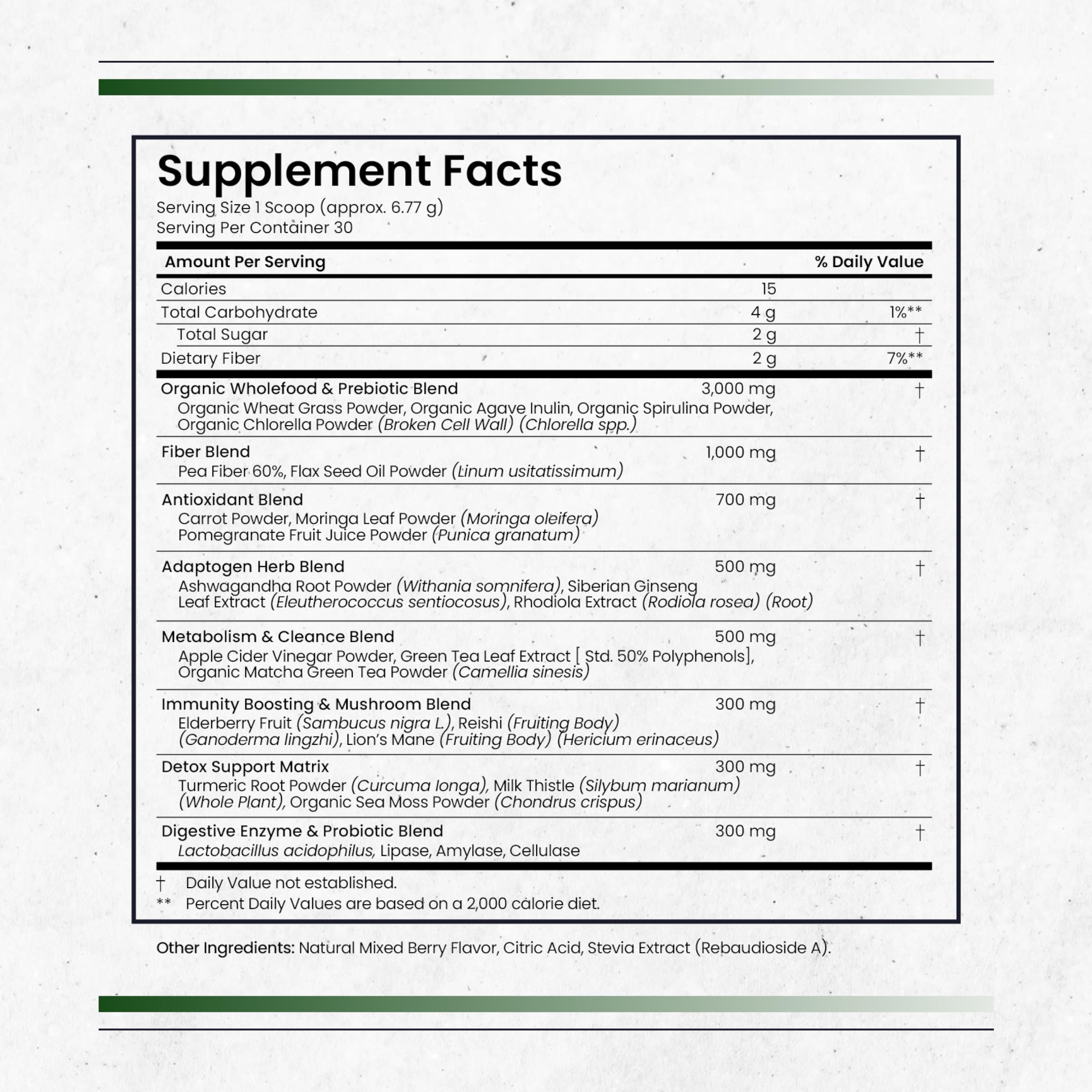 Nature's Pure Blend Super Greens Powder – Organic Greens Superfood Powder Supplements for Green Juice & Smoothie – Probiotic - Drink Mix for Energy Wellness and Digestion (Matcha Flavor, 30 Servings) Nature's Pure BlendAu supplements