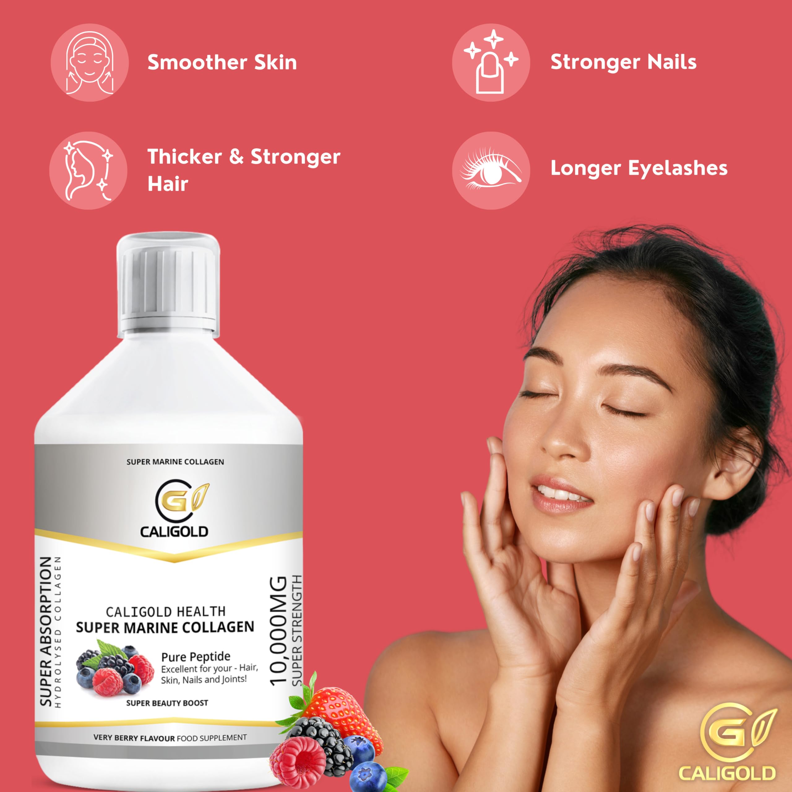 CALIGOLD Health Super Marine Collagen Liquid - Excellent for Hair, Skin, Nails and Joints CALIGOLDAu supplements