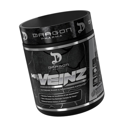 DRAGON PHARMA Mr. Veinz Stim Free Pre-Workout, Extreme Pump & Nootropic Catalyst DRAGON PHARMAUS supplements