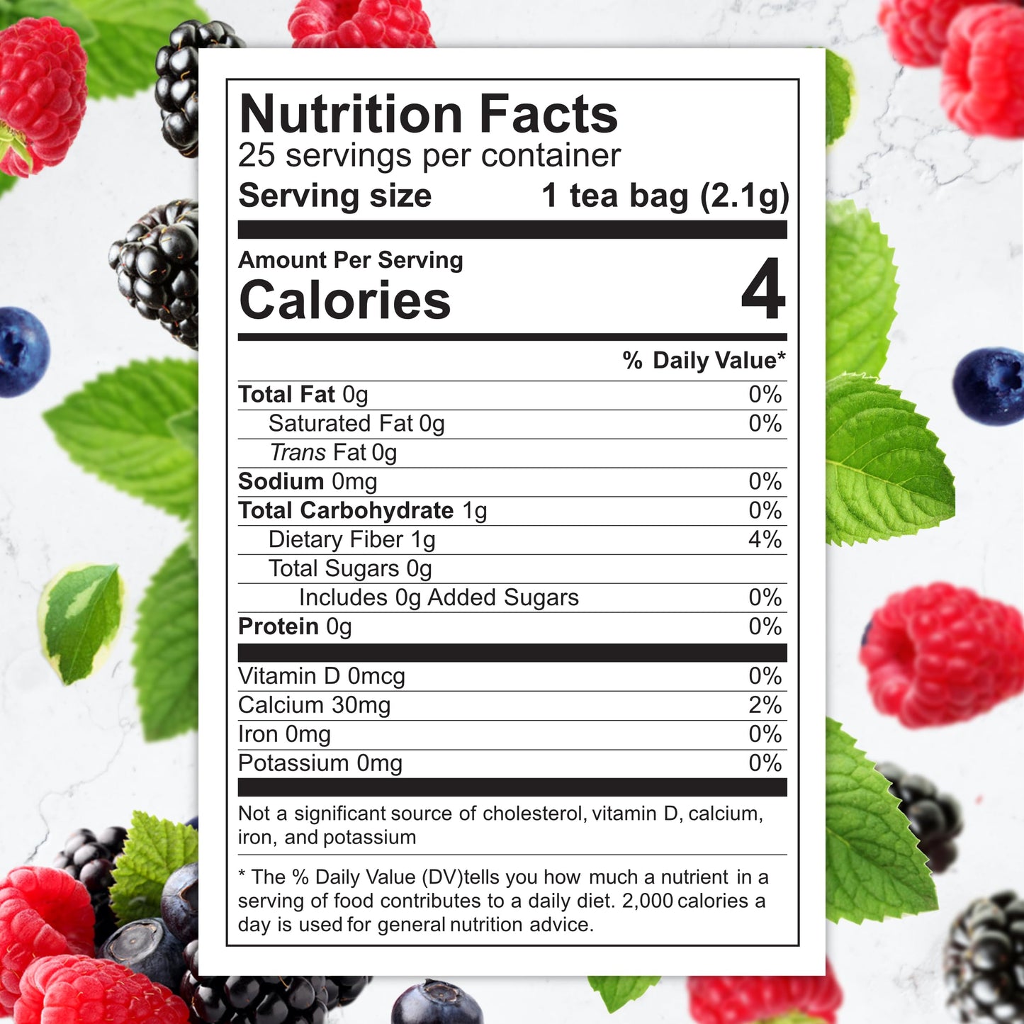Total Tea Slimming Detox Tea for a Healthy Weight Support - Caffeine Free - Herbal Total TeaUS supplements