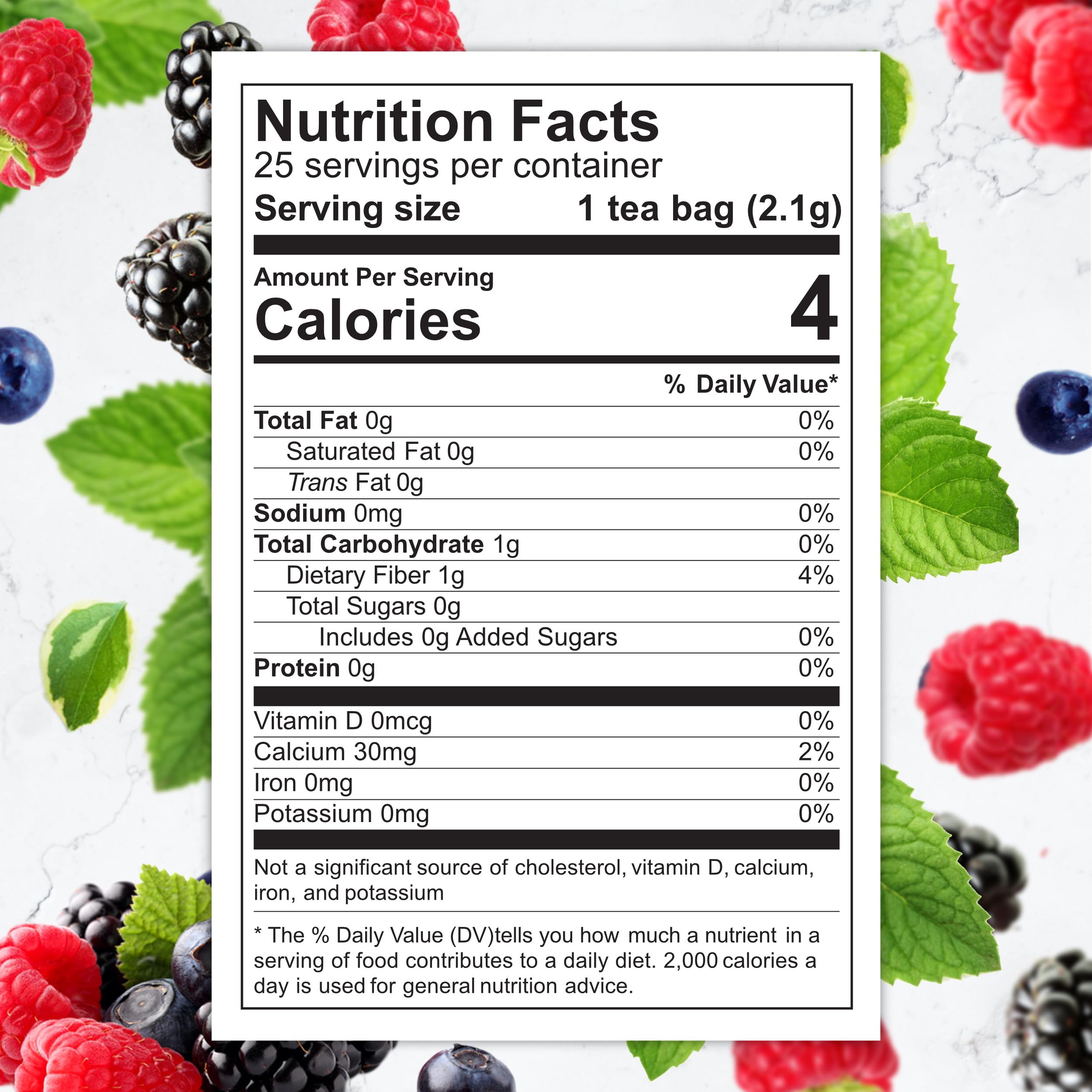 Total Tea Slimming Detox Tea for a Healthy Weight Support - Caffeine Free - Herbal Total TeaUS supplements
