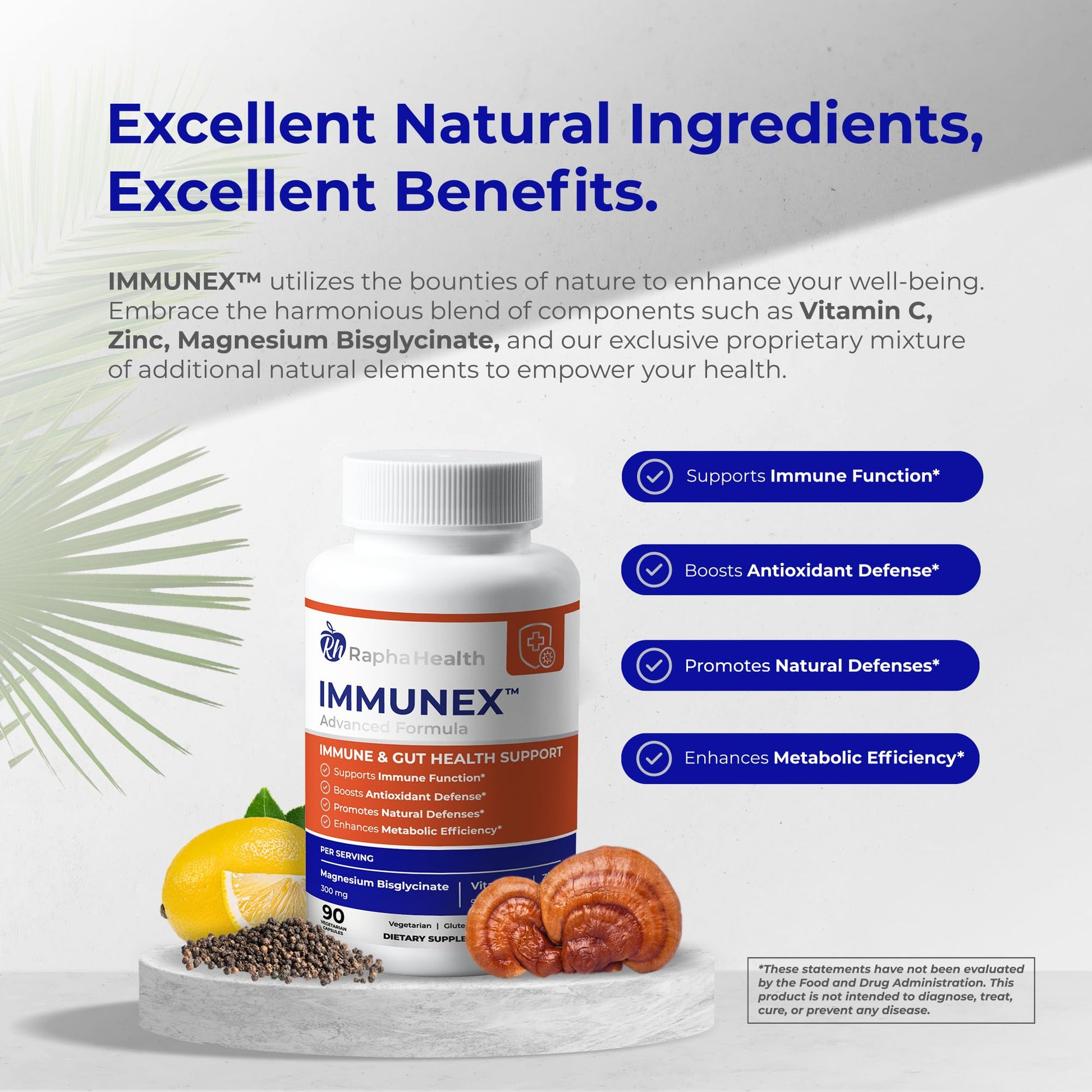 RAPHA HEALTH Immune 247 - Immune and Wellness Support | Gut & Antioxidant Booster | Magnesium, Selenium, Zinc, Vitamin C, Ashwagandha | 90 Capsules - 30 Servings RAPHA HEALTHAu supplements