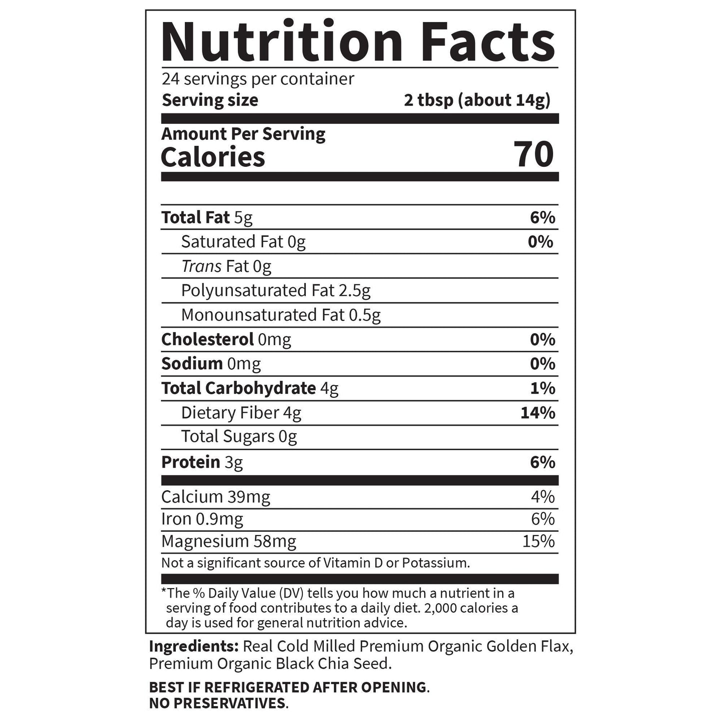 Garden Of Life Raw Organics Organic Flax Meal Plus Chia Seeds, 12 Ounce Garden of LifeUS supplements