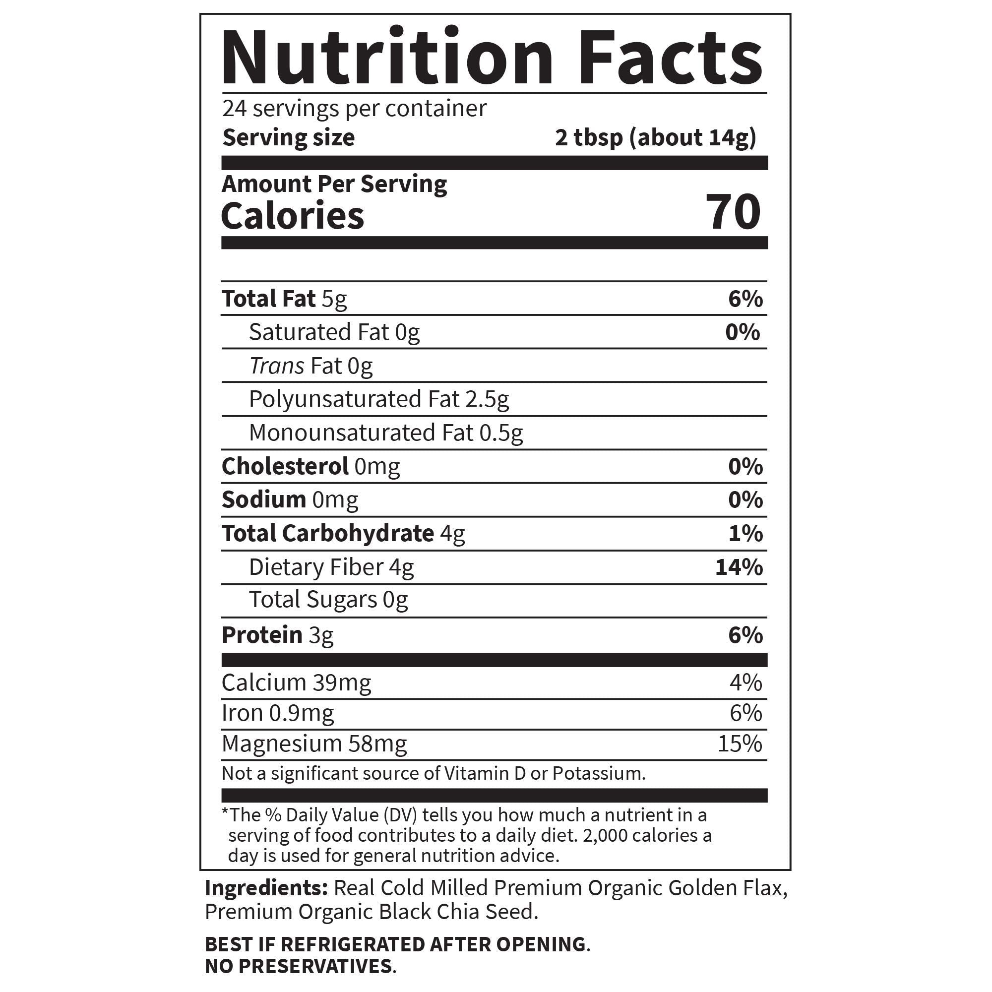Garden Of Life Raw Organics Organic Flax Meal Plus Chia Seeds, 12 Ounce Garden of LifeAu supplements