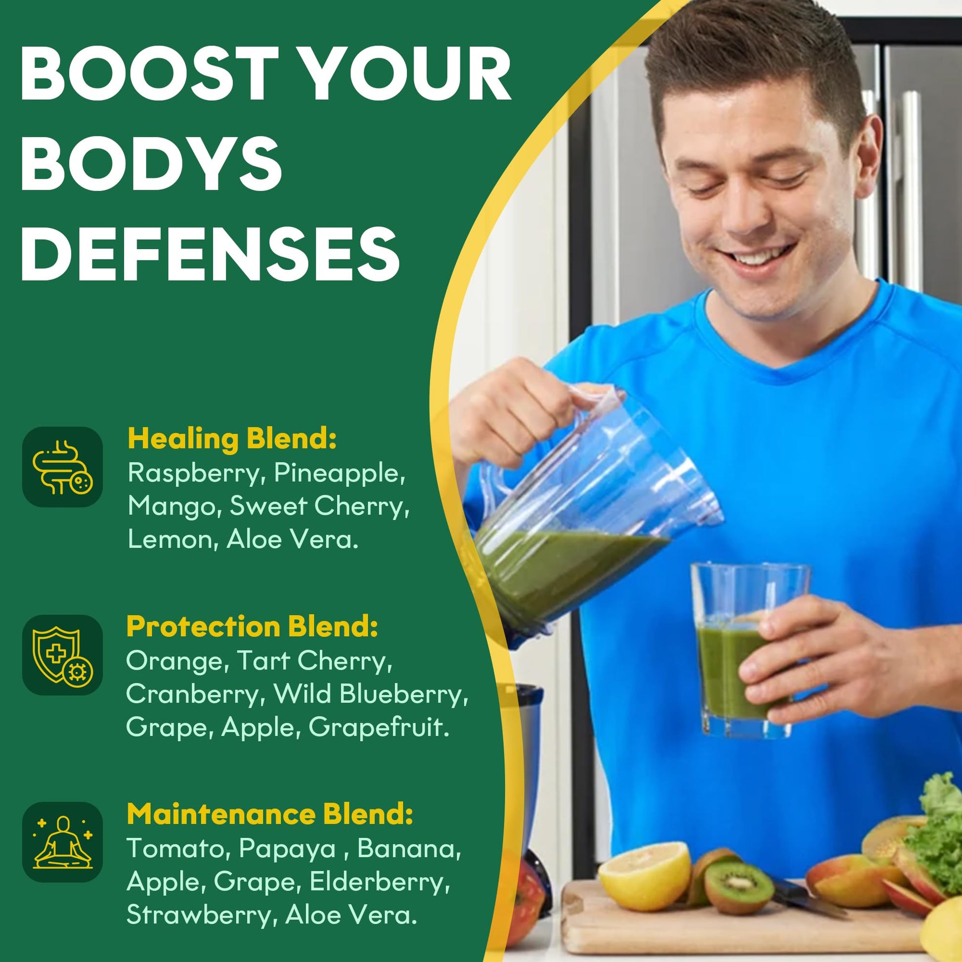 Fruits and Veggies Supplement (60 Day Supply) Powerfull Blend of 39 Whole Fruits and Veggies, Fills Nutritional Gaps, Get Energy, Well-being. USA Made Non-GMO/Vegan/Gluten Free. Packaging May Vary ROOTIEAu supplements
