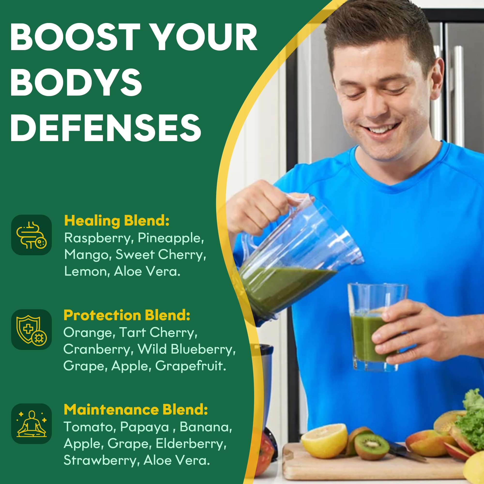 Fruits and Veggies Supplement (60 Day Supply) Powerfull Blend of 39 Whole Fruits and Veggies, Fills Nutritional Gaps, Get Energy, Well-being. USA Made Non-GMO/Vegan/Gluten Free. Packaging May Vary ROOTIEAu supplements