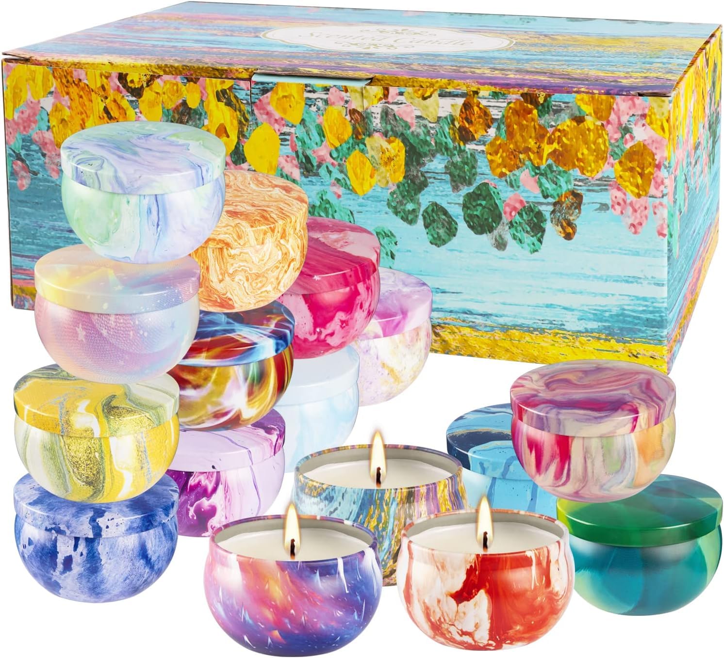 Scented Candles Aromatherapy Candles for Stress Relief,Soy Wax Candles Gifts for Women pliadvbuAu supplements