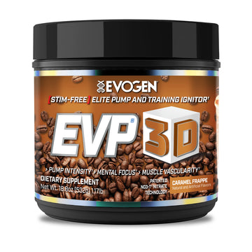 Evogen EVP 3D Caramel Frappe | Xtreme Stimulant Free Pre-Workout Powder, Arginine Nitrate EvogenAu supplements