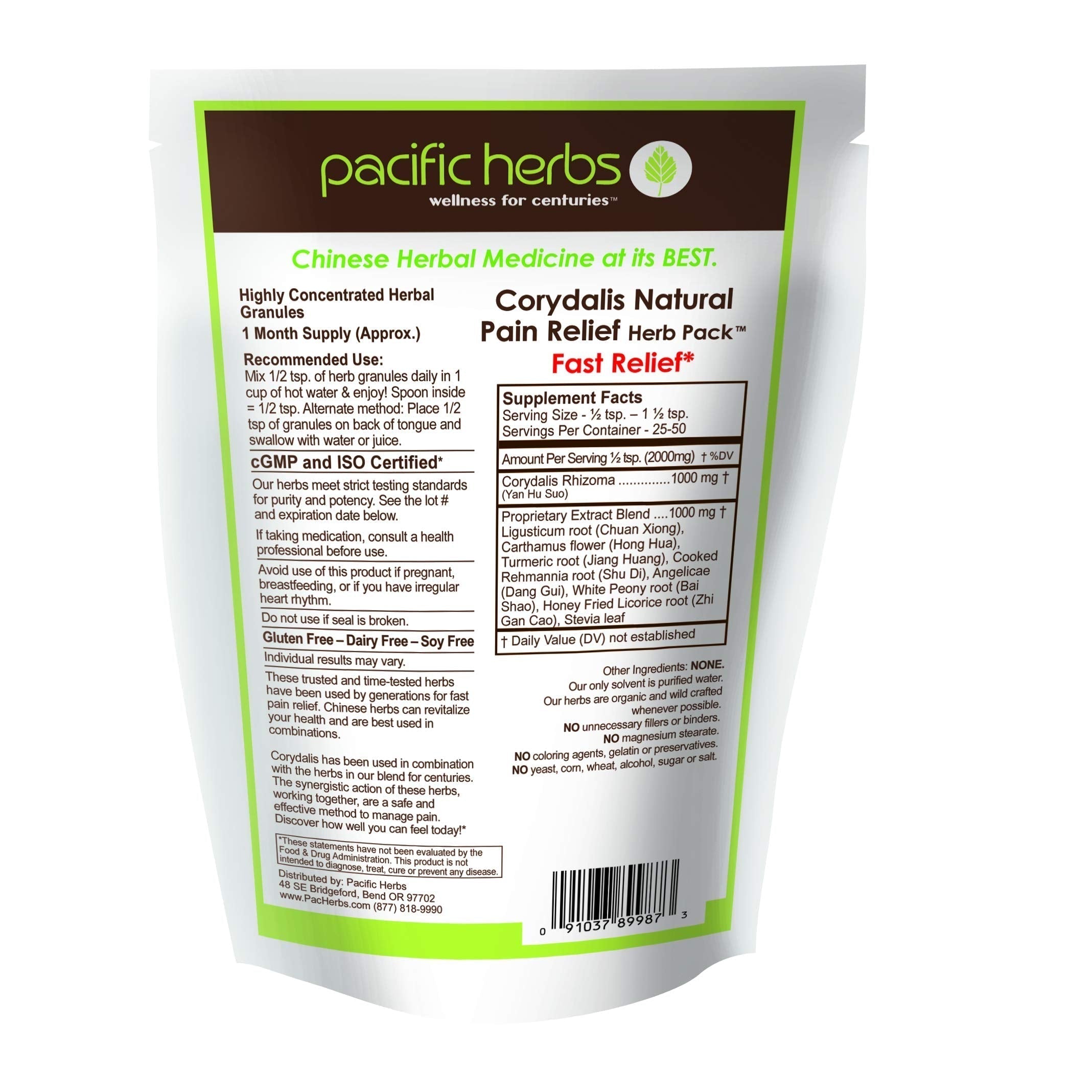 Pacific Herbs Corydalis Natural Pain Relief Herbs Pacific HerbsAu supplements