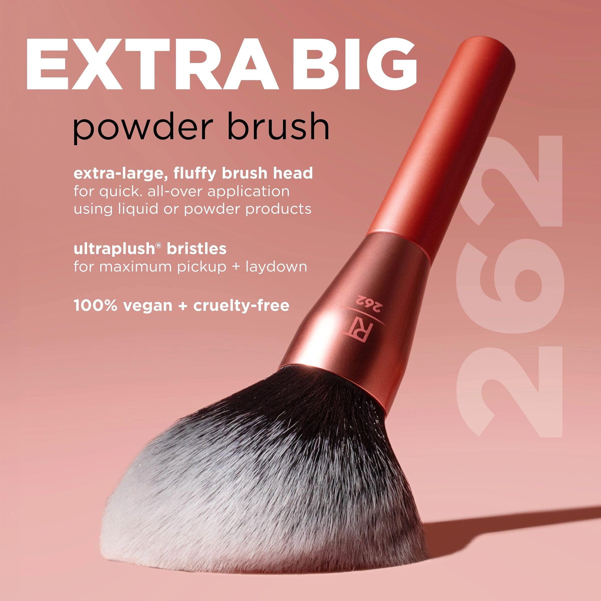 Real Techniques Extra Big Powder Brush, Large Makeup Brush For Powder, Fluffy Head For All-Over Setting, XL Oversized Brush For Quick Application, Cruelty-Free, Synthetic Bristles, 1 Count Real TechniquesAu supplements