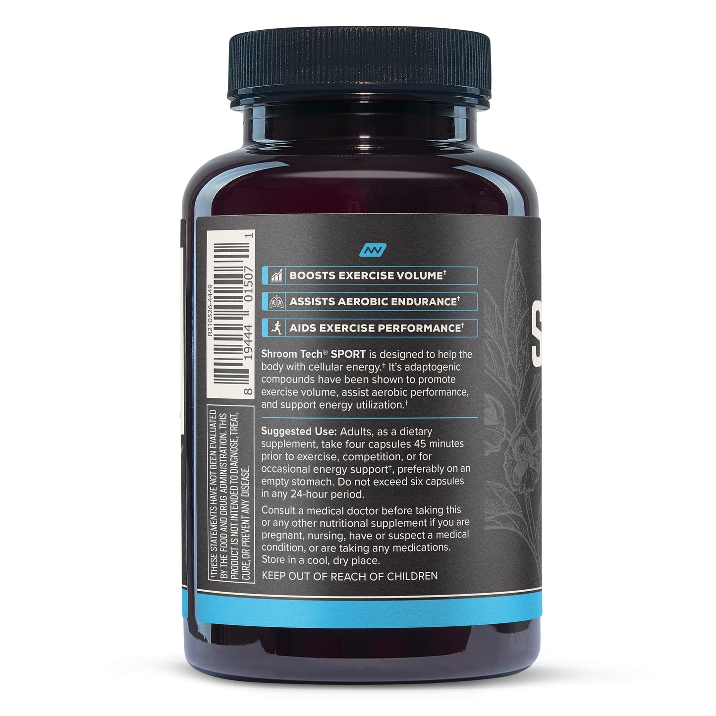 Onnit Shroom TECH Sport (84ct) | All Natural Pre-Workout Supplement with Ashwagandha ONNITUS supplements